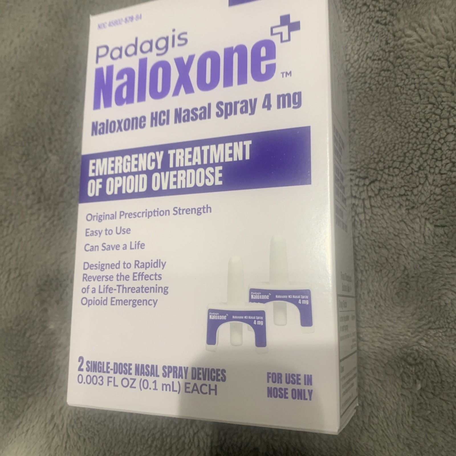 💊Nalaxone HCl Nasal Spray 4mg (2 Single Doses) – Exp 10/28 NEW 💊Nalaxone HCl Nasal Spray 4mg (2 Single Doses) – Exp 10/28 NEW