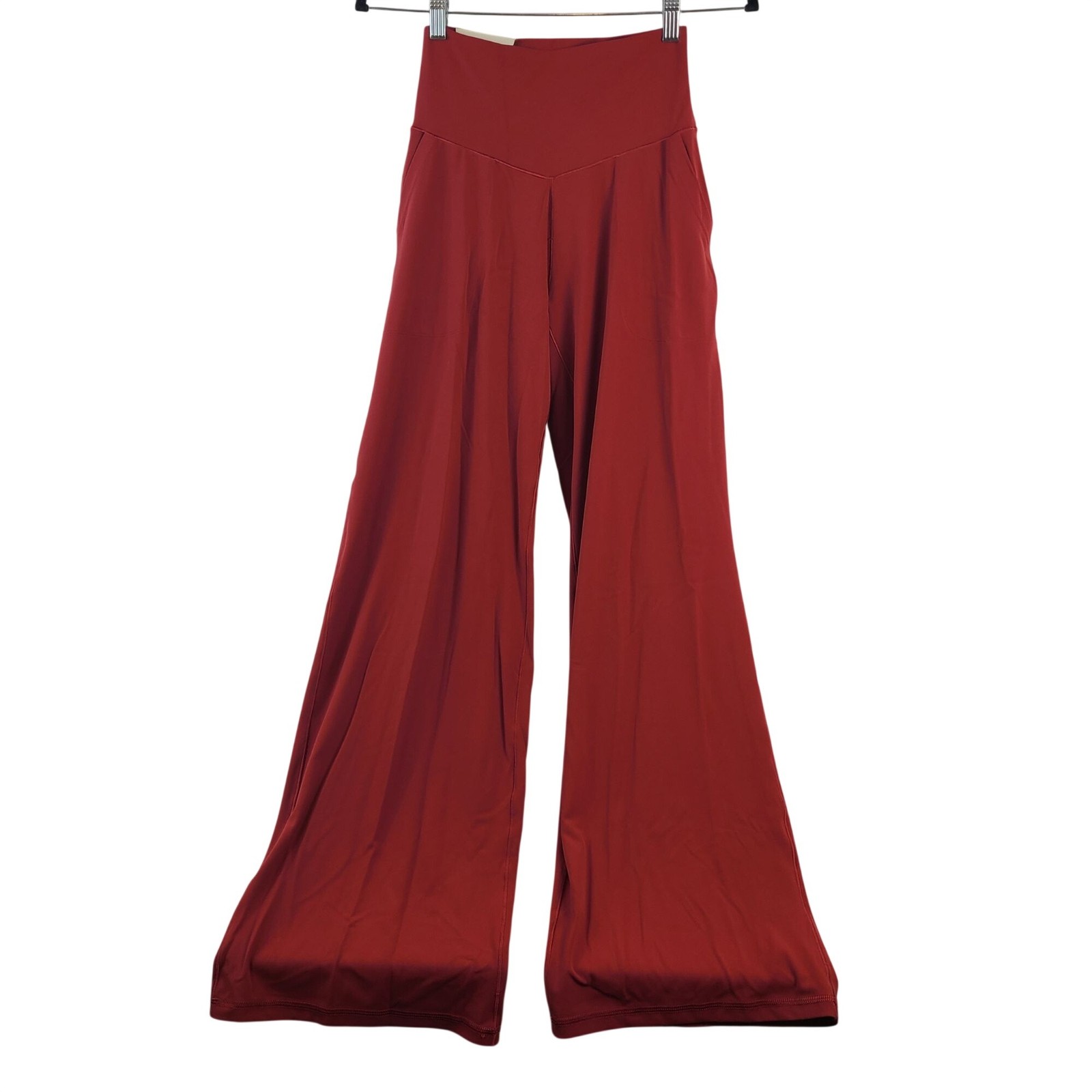 NEW Offline By Aerie Real Me Xtra Trouser Hi-Rise Wide-Leg Pants Red Size S NEW Offline By Aerie Real Me Xtra Trouser Hi-Rise Wide-Leg Pants Red Size S