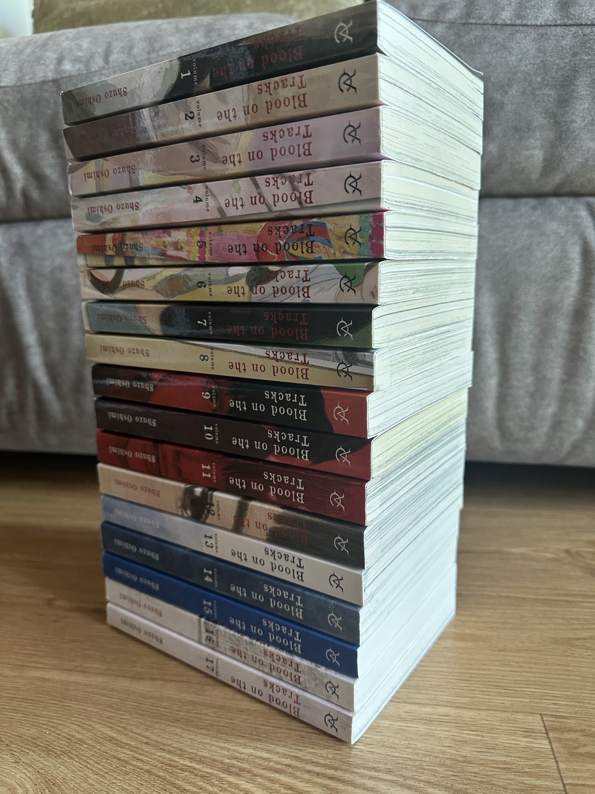 Blood on the Tracks 1-17 Manga English Complete Set Blood on the Tracks 1-17 Manga English Complete Set