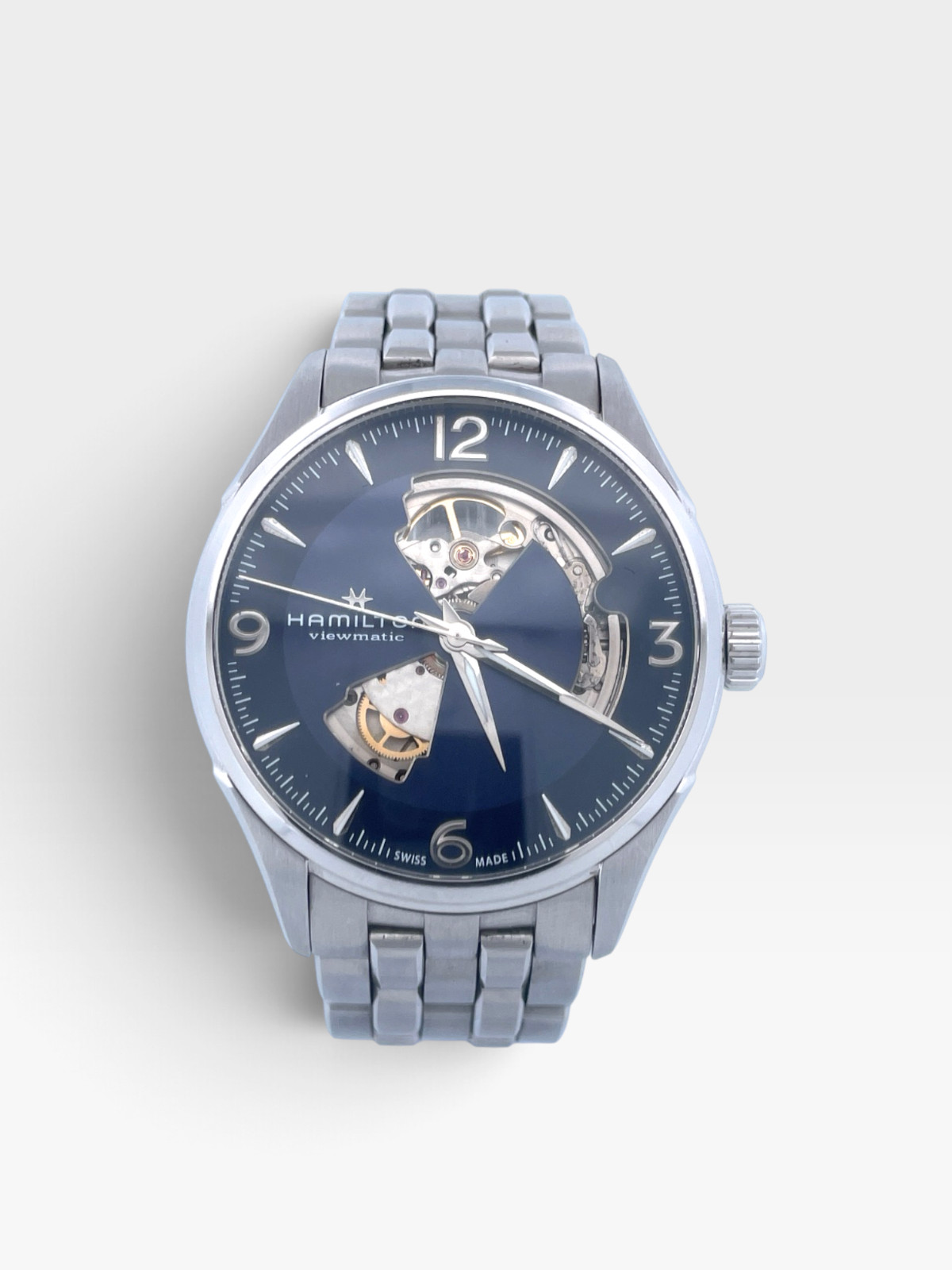 Hamilton Jazzmaster Open Heart Blue Men\'s Watch H32675140