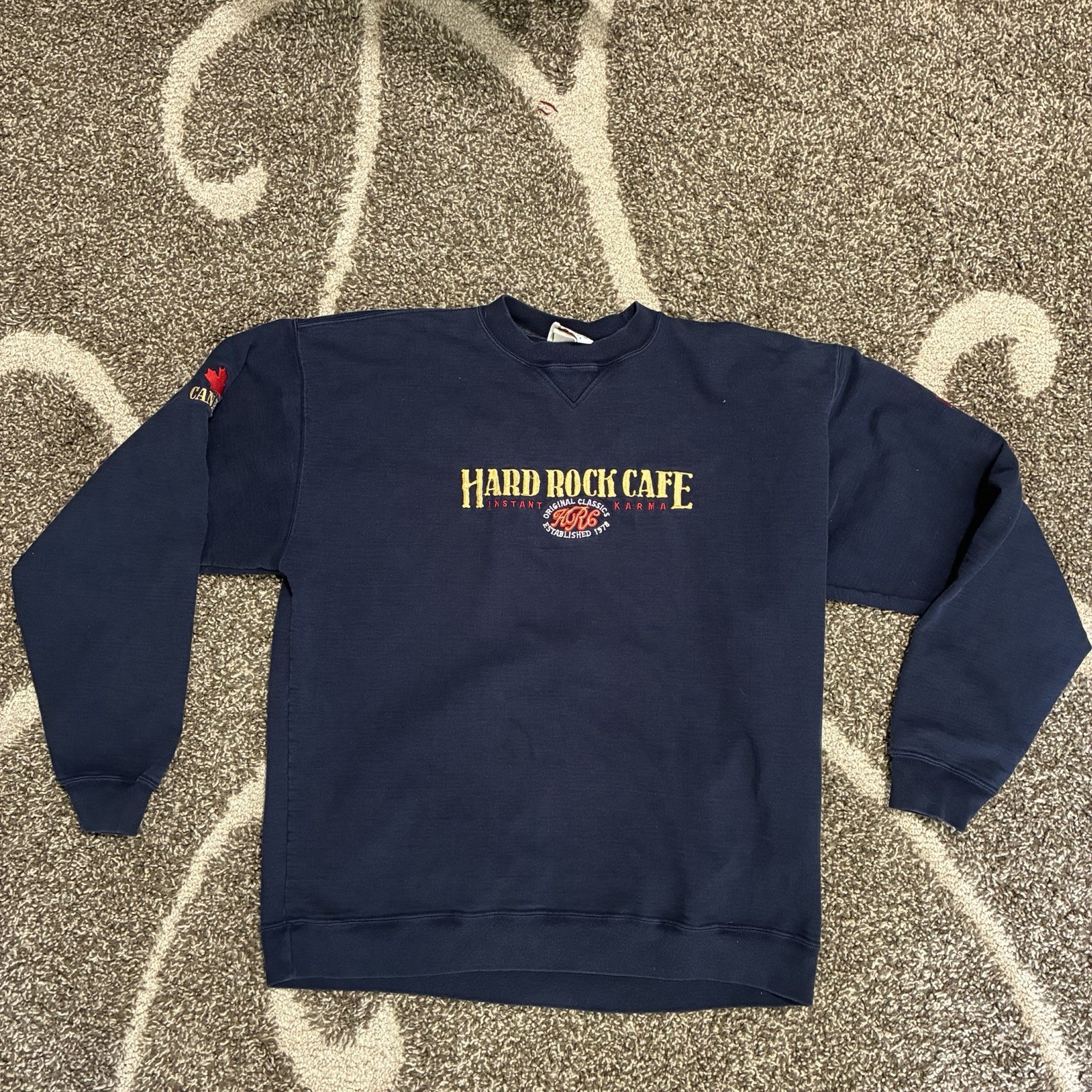 Vintage Hard Rock Cafe Sweatshirt Skydome Toronto Canada \ Vintage Hard Rock Cafe Sweatshirt Skydome Toronto Canada \