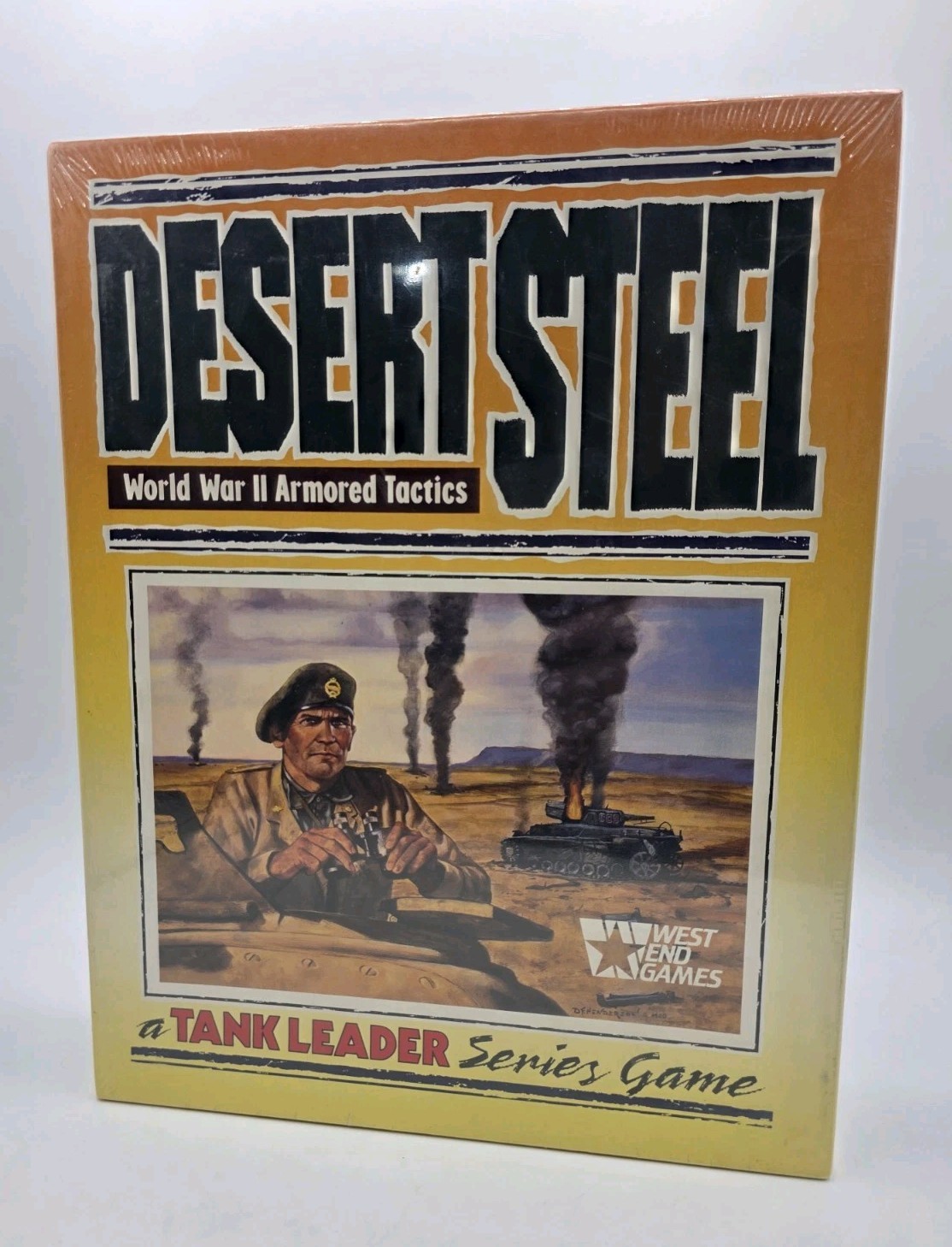 Vintage Sealed Desert Steel WWII Wargame West End Games WEG Tank Leader Series 