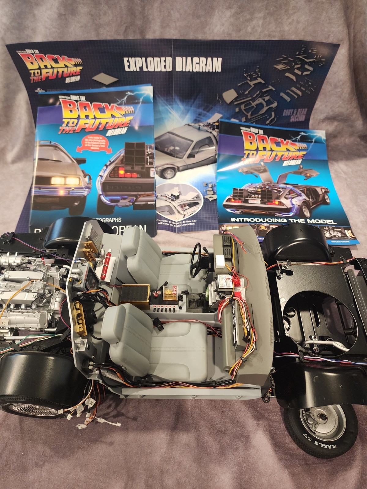 Eaglemoss/Fanhome 1/8 Back To The Future Delorean Eaglemoss Issue 1-20? READ