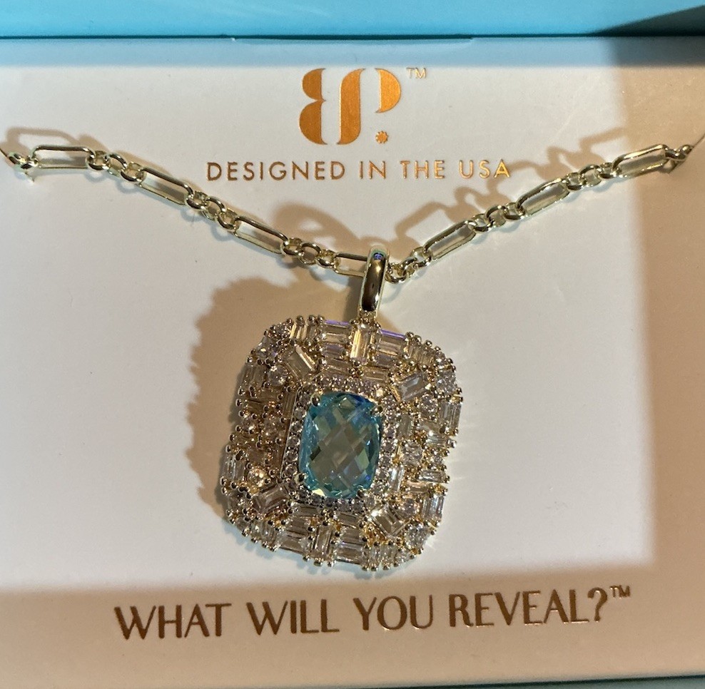 Bomb Party Necklace March “She’s Timeless” Gold Plating 