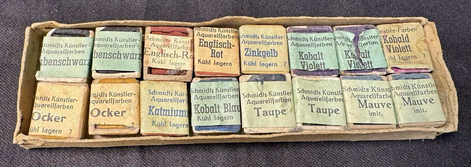 Antique German Watercolor Paint Antique German Watercolor Paint