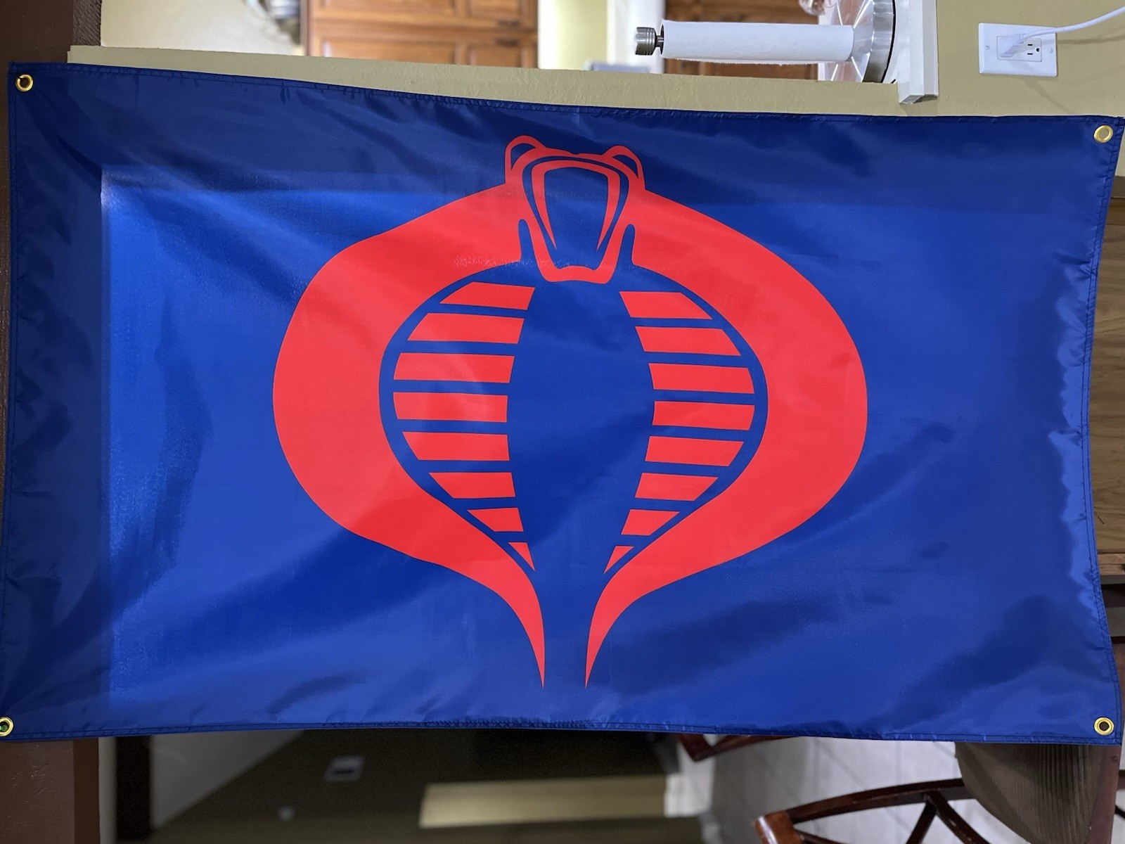 Cobra Commander 5ft GI Joe Flag Cobra Commander 5ft GI Joe Flag