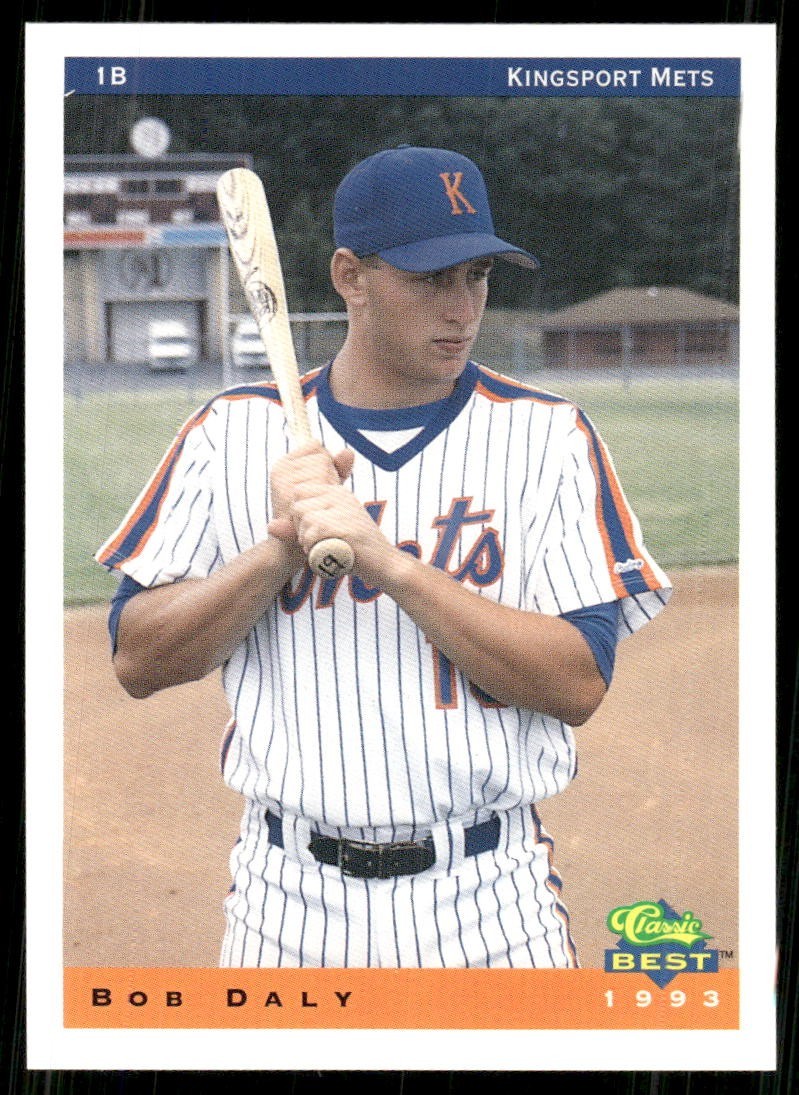 1993 Classic Kingsport Mets BOB DALY RC METS DOWNERS GROVE IL 1993 Classic Kingsport Mets BOB DALY RC METS DOWNERS GROVE IL