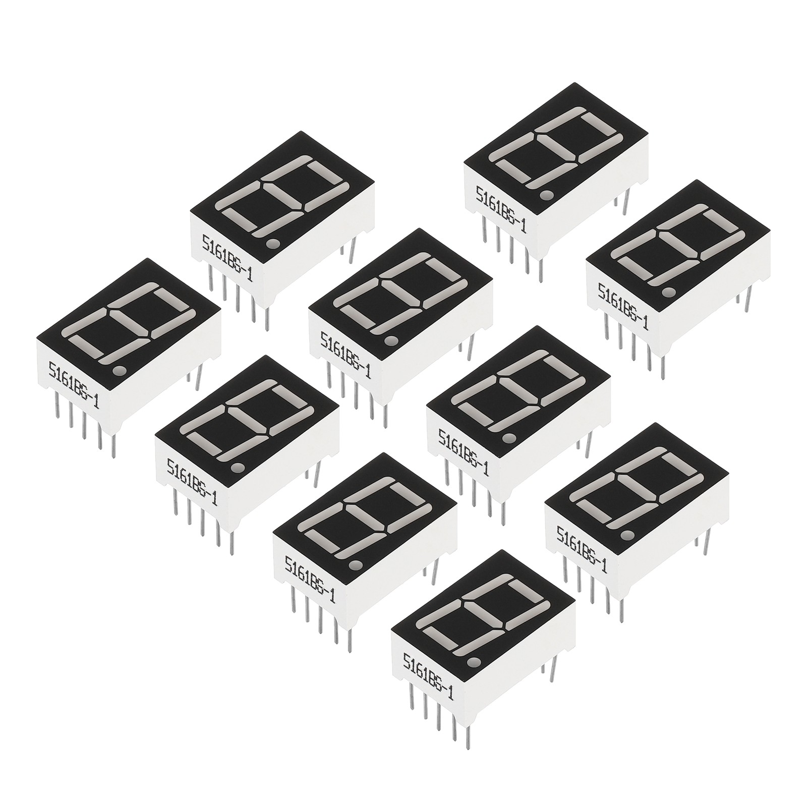 20Pcs Common Anode 7Segment 10Pin 1Bit 2.1V 0.56\ 20Pcs Common Anode 7Segment 10Pin 1Bit 2.1V 0.56\