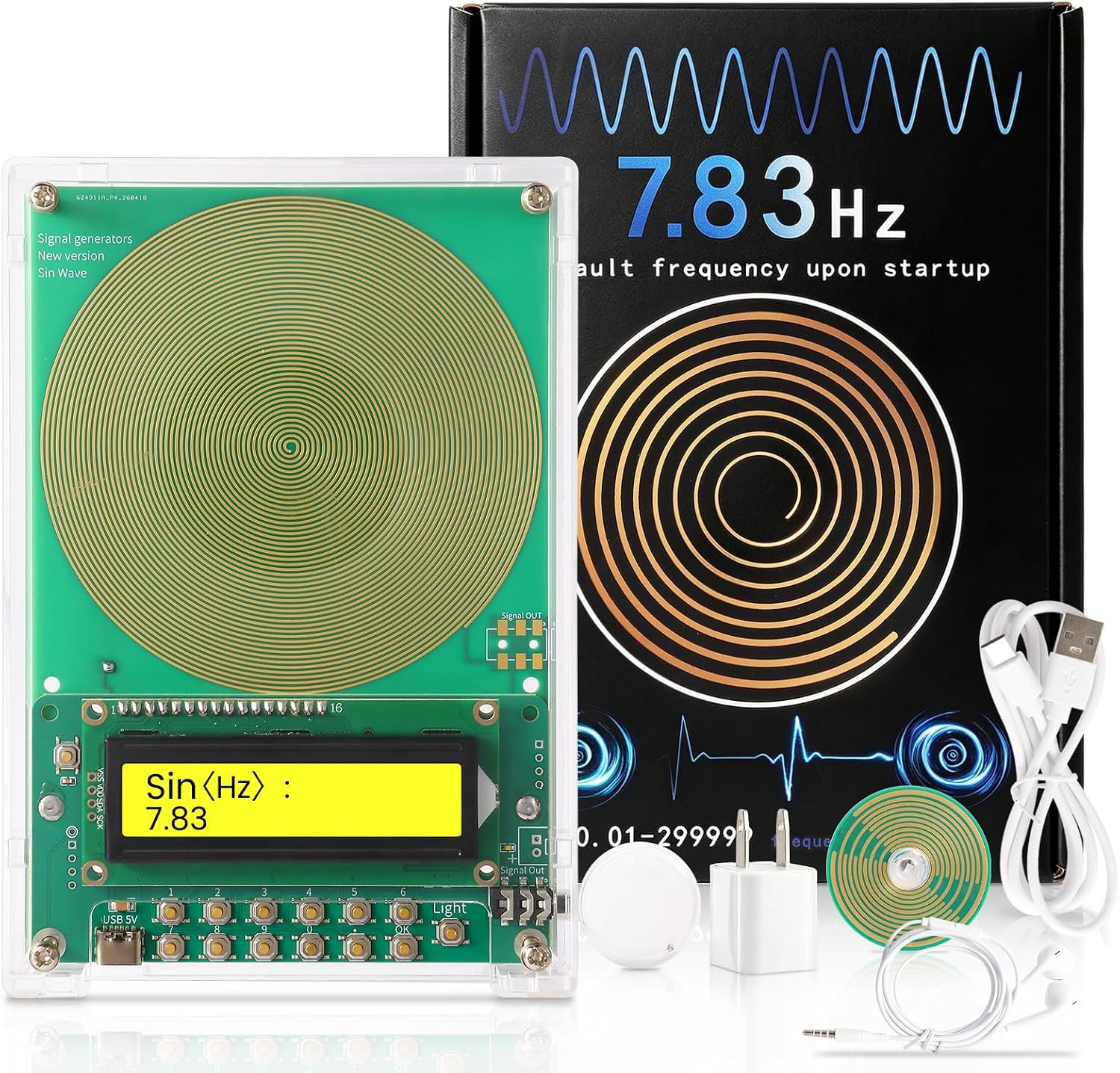 Adjustable Frequency Generator for Healing Schumann Sine Waves Adjustable Frequency Generator for Healing Schumann Sine Waves