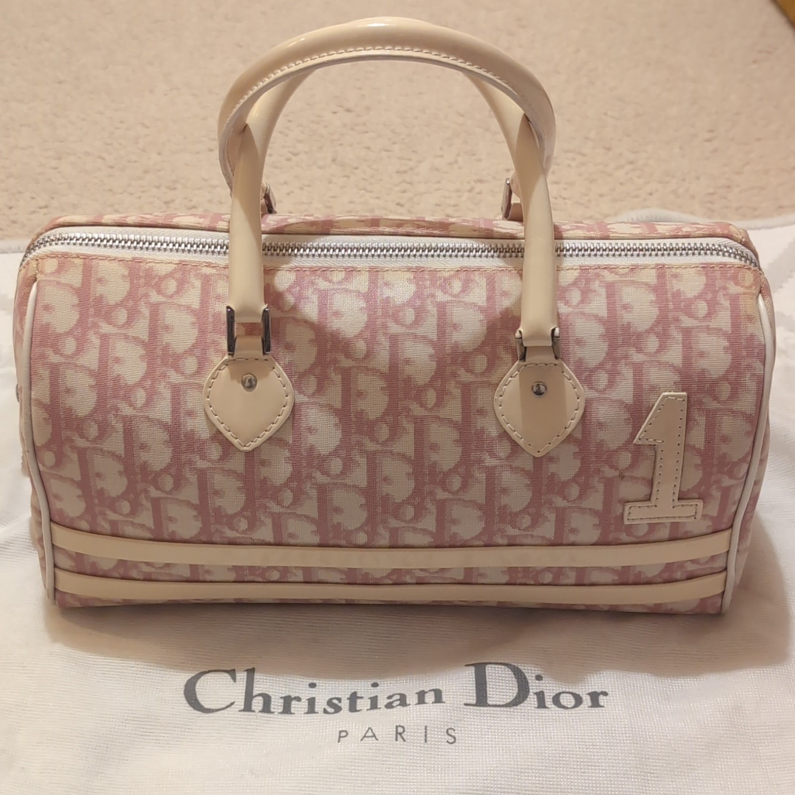 Vintage 2004 Christian Dior Monogram Boston Handbag. New and never used.