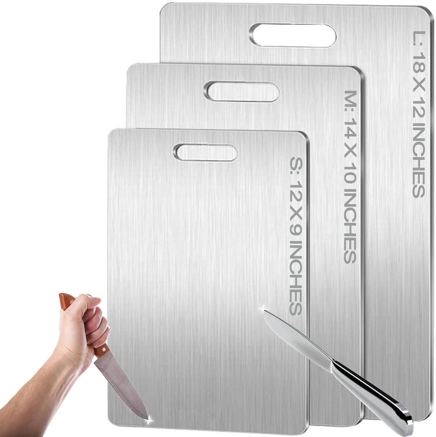 Titanium Cutting Board - 2026 New Upgrade 100% Pure Titanium Cutting Boards for