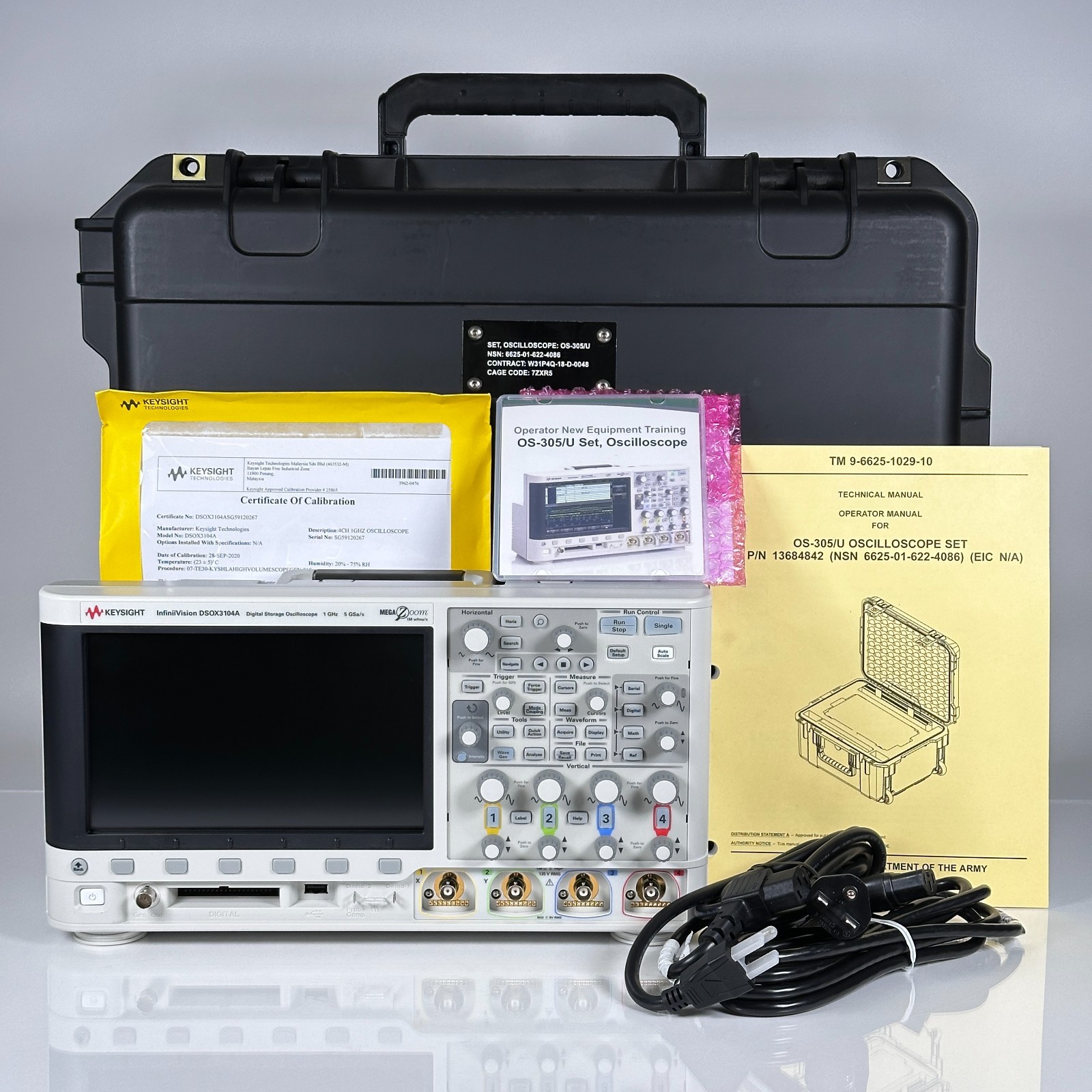 (New) Keysight DSOX3104A Digital Storage Oscilloscope 1GHz w/ Opt: 040 TMD (New) Keysight DSOX3104A Digital Storage Oscilloscope 1GHz w/ Opt: 040 TMD