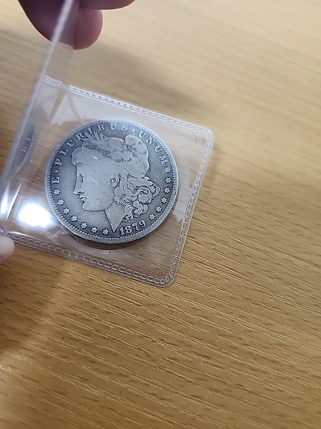 1879 One Dollar Silver Coin Morgan E Pluribus Unum