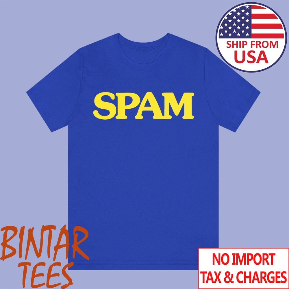 Spam Foods Company Men\'s Royal Blue Size S to 5XL