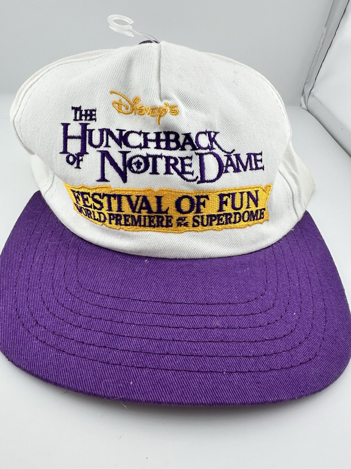 HUNCHBACK OF NOTRE DAME FESTIVAL OF FUN 1996 CAP HAT DISNEY MOVIE PROMO VTG 90S