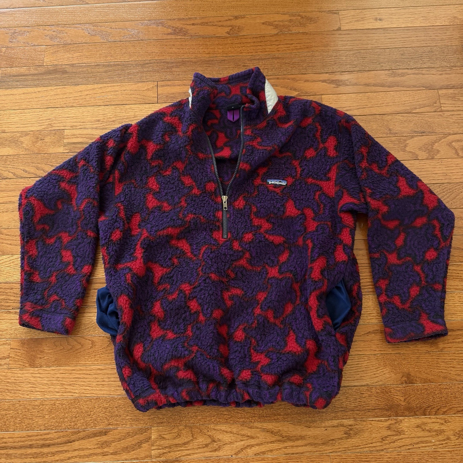 Vintage Rare Patagonia Synchilla Fleece Zen Turtle Print 1995