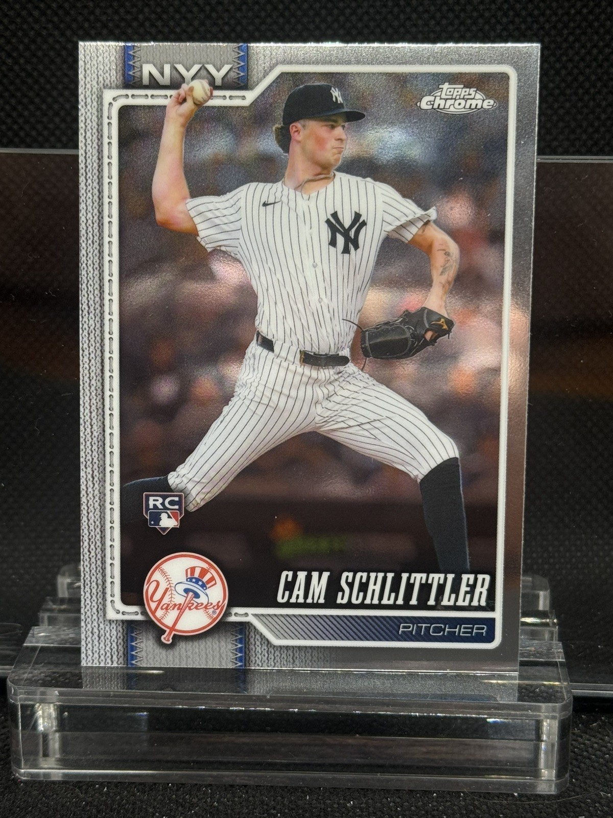 2026 Topps Chrome Baseball - Cam Schlittler (RC) #262 Yankees 2026 Topps Chrome Baseball - Cam Schlittler (RC) #262 Yankees