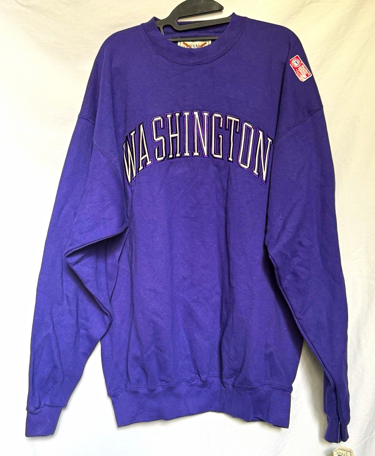 Vintage NWT UW Huskies Oarsman Crewneck Pullover Sweatshirt Men’s XL #284