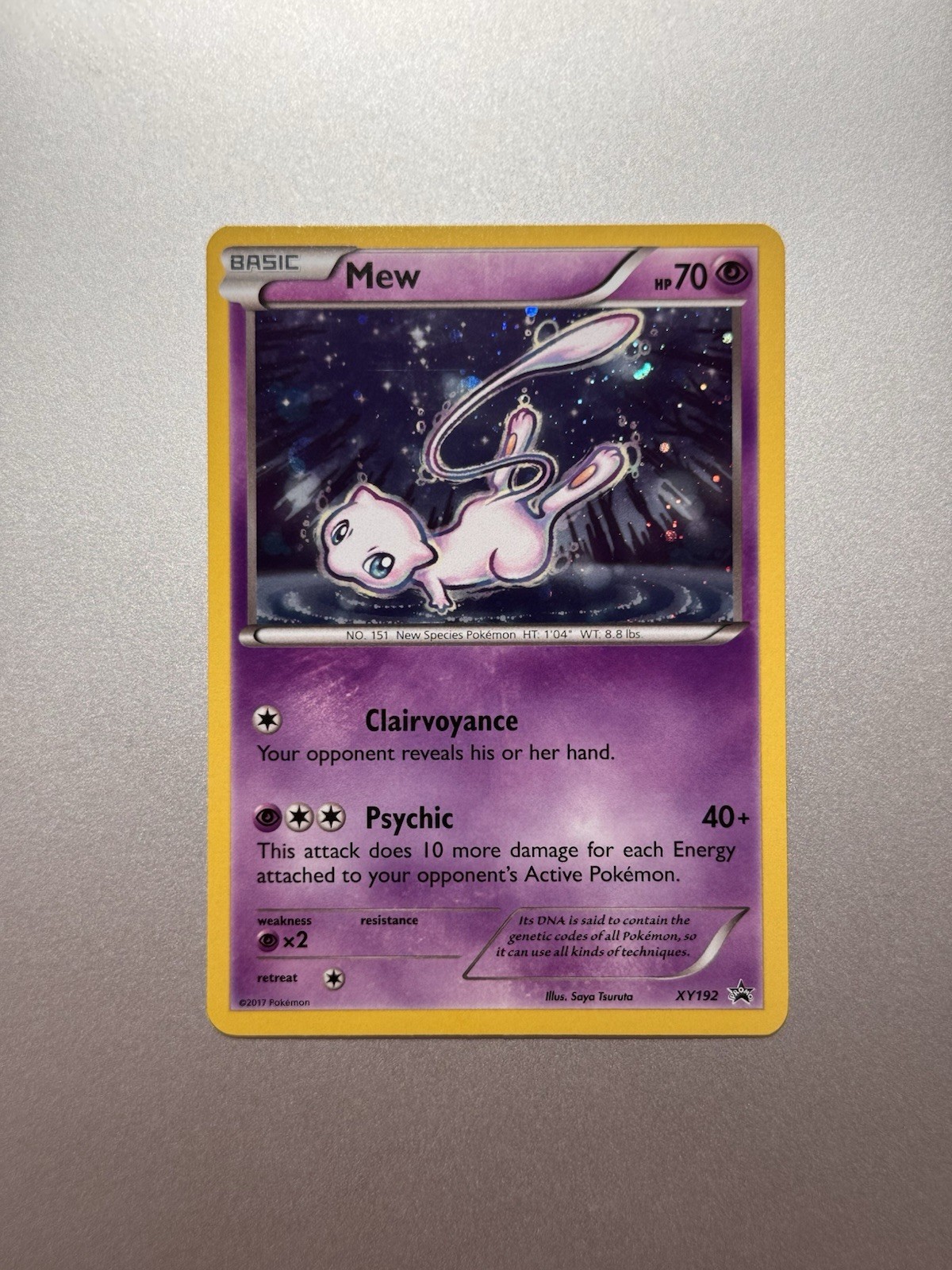 2017 Mew Black Star Holo Promo XY192 XY Promos Pokémon TCG LP 2