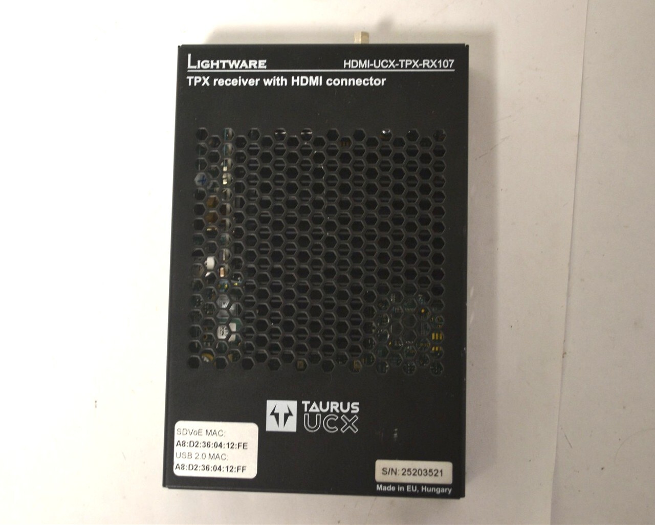 Lightware HDMI-TPX-RX106 Ethernet TPX Receiver(031125-0)