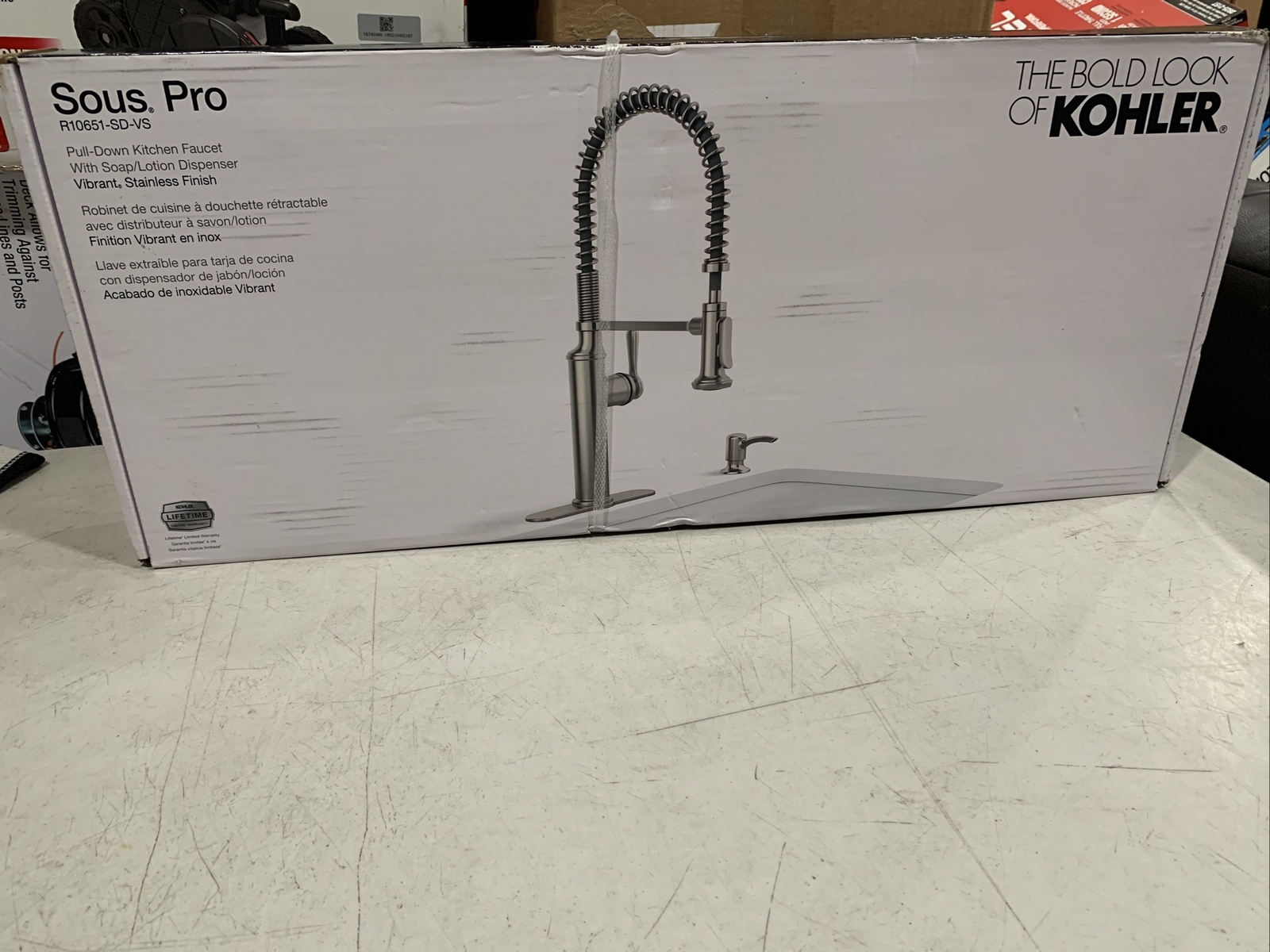 Kohler Sous Pro-Style Pull-Down Sprayer Kitchen Faucet in Stainless Steal *NEW* Kohler Sous Pro-Style Pull-Down Sprayer Kitchen Faucet in Stainless Steal *NEW*