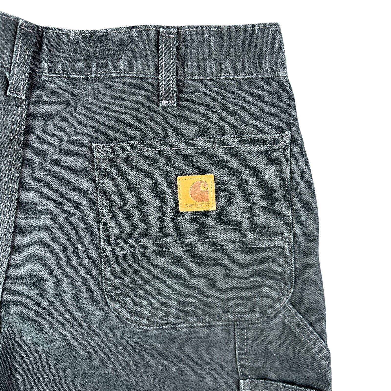 Carhartt Washed Duck Dungaree Carpenter Pants Mens 36x32 Black B11-BLK Loose Fit Carhartt Washed Duck Dungaree Carpenter Pants Mens 36x32 Black B11-BLK Loose Fit