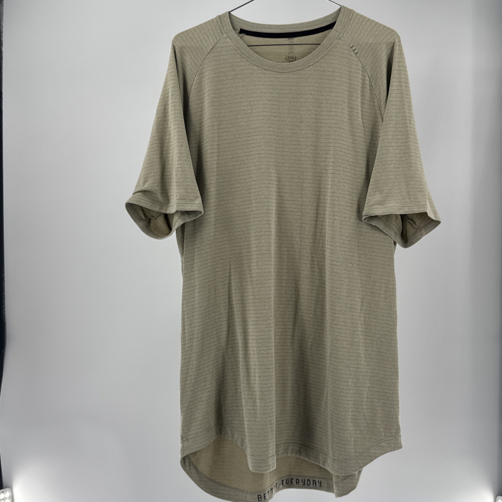 Lululemon T-Shirt Drysense Short Sleeve Active Tech Performance Better Everyday