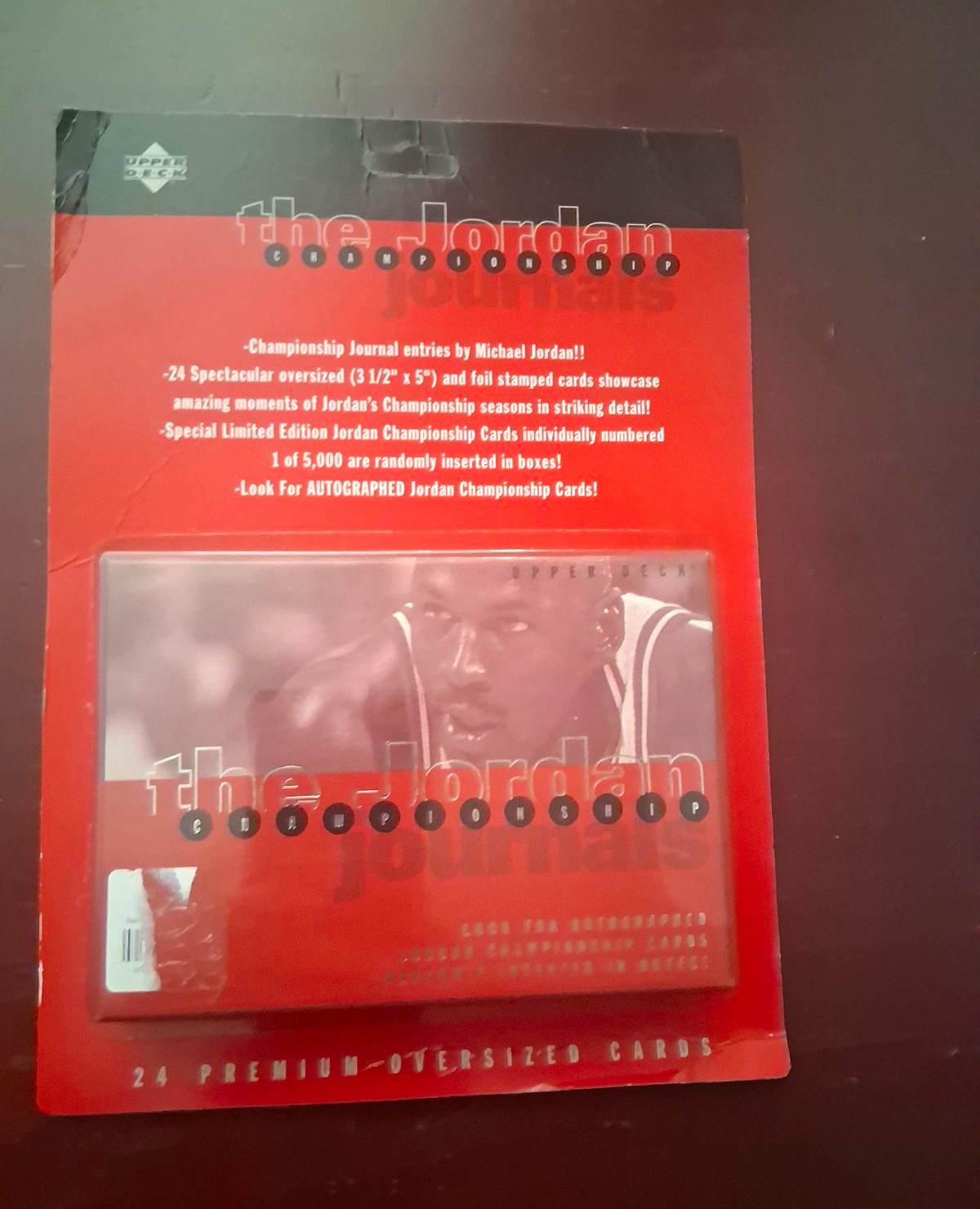 1997 Upper Deck Michael Jordan Championship Journals 24 Card Set FACTORY SEALED