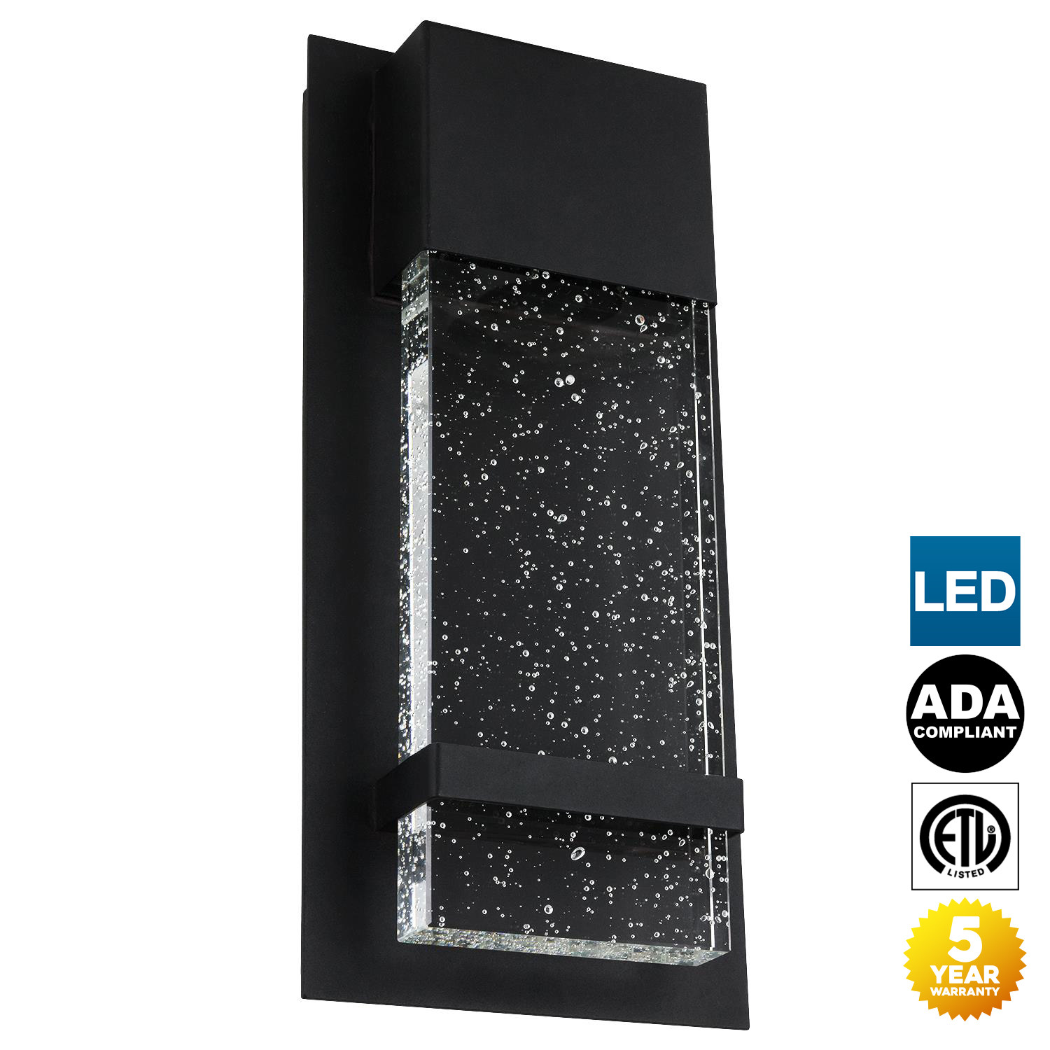 Sunlite LED Raindrop Wall Sconce, 6.5\