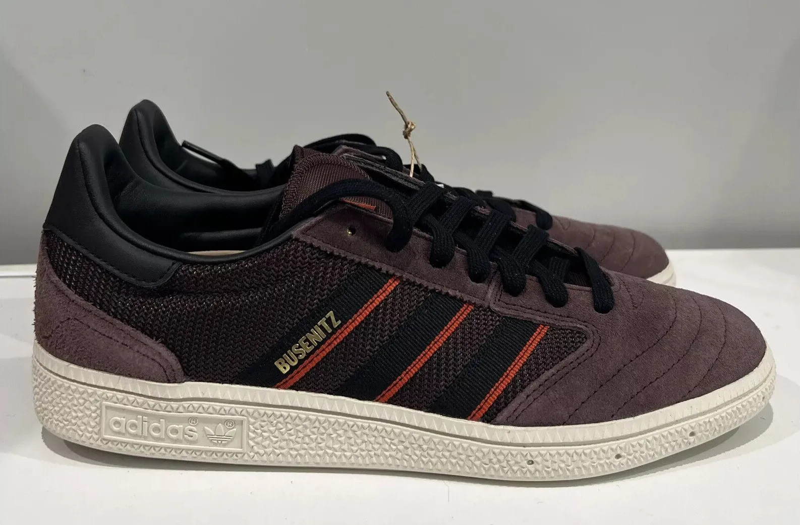 Adidas Busenitz Vintage Casual Suede Shoes Shadow Brown Mens JI4417