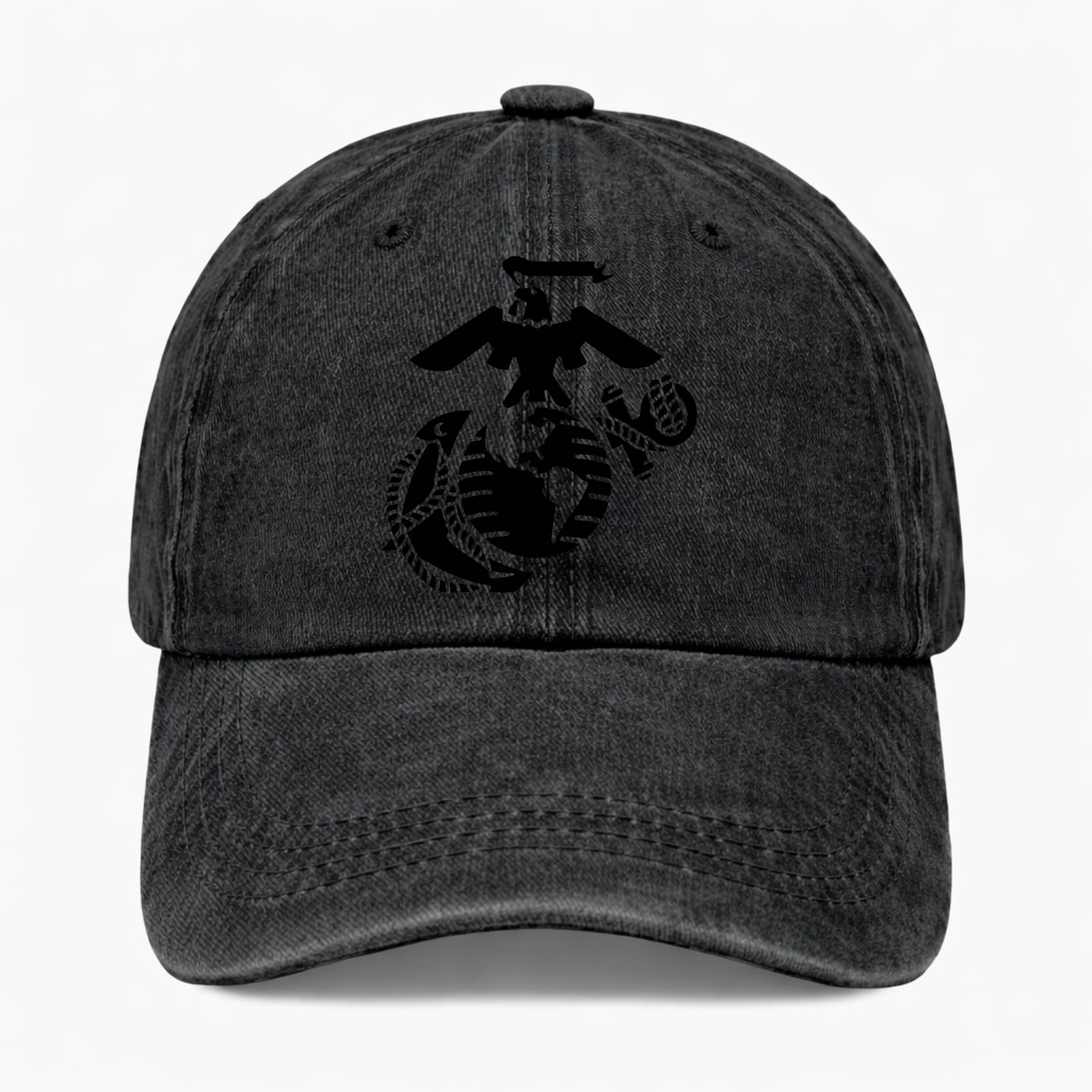 USMC Eagle Globe Anchor Washed Cotton Baseball Cap Marine Corps Tribute Hat USMC Eagle Globe Anchor Washed Cotton Baseball Cap Marine Corps Tribute Hat