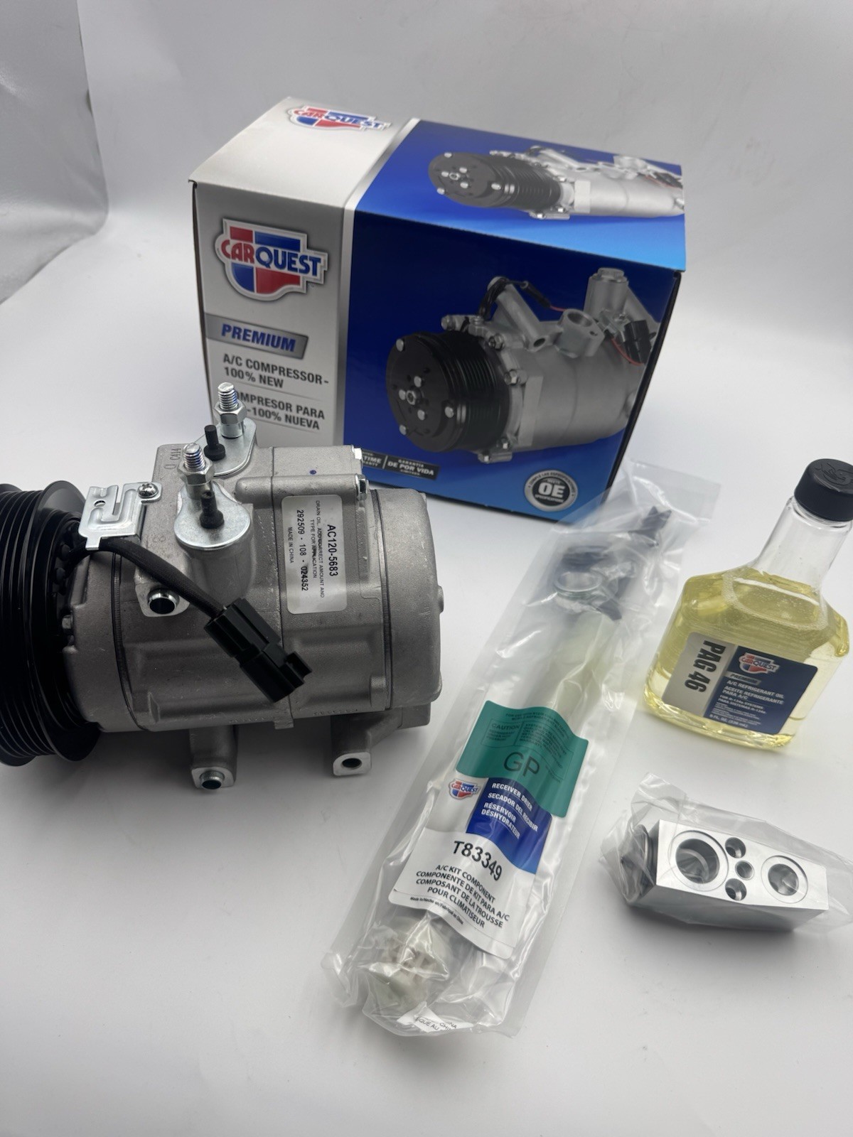 Carquest A/C Kit 5652K Compressor T78190 2008-2010 Ford F150 F250 F350 Lincoln