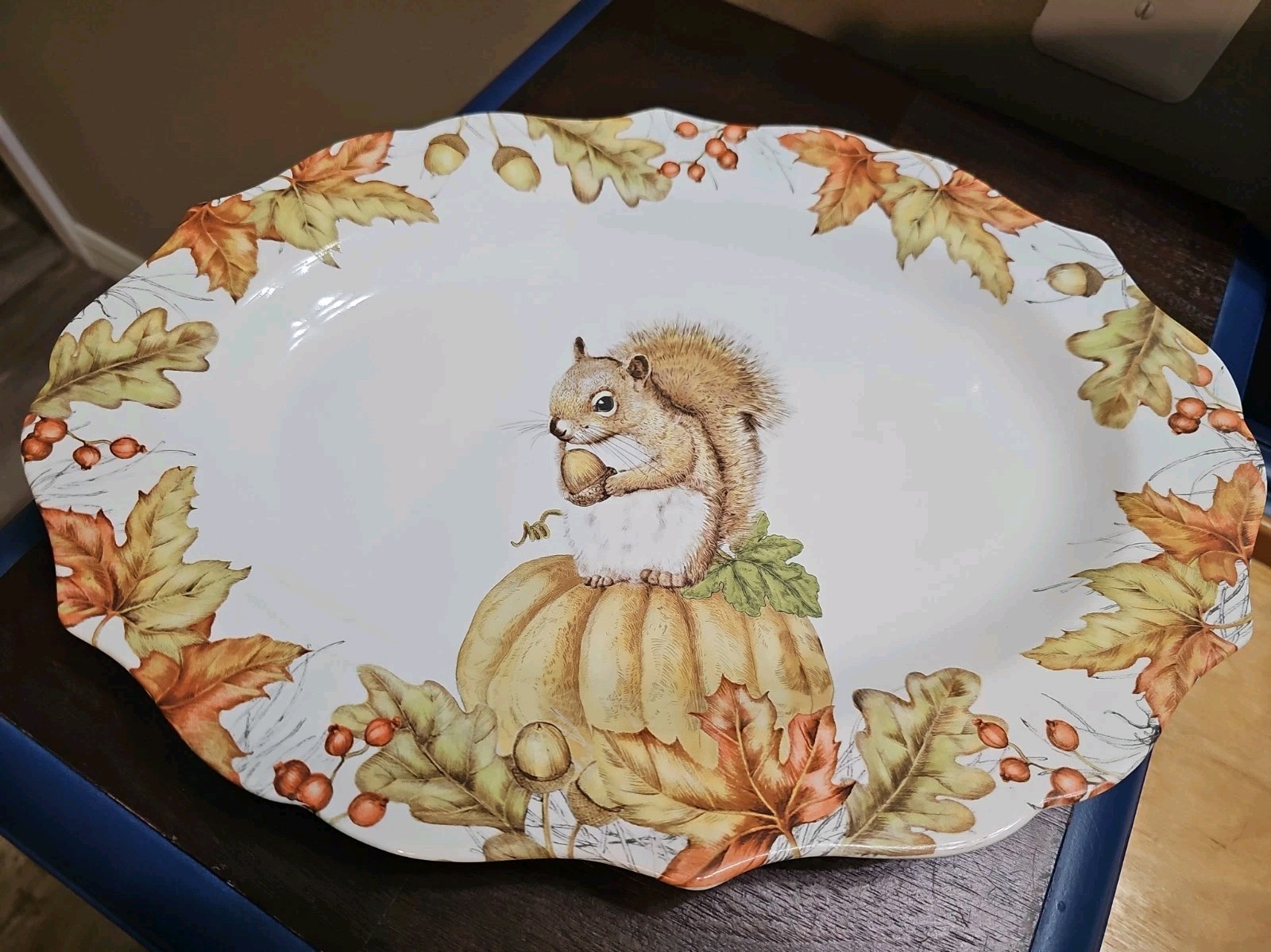 NWT Pier 1 Mazey The Squirrel Serving Platter NWT Pier 1 Mazey The Squirrel Serving Platter