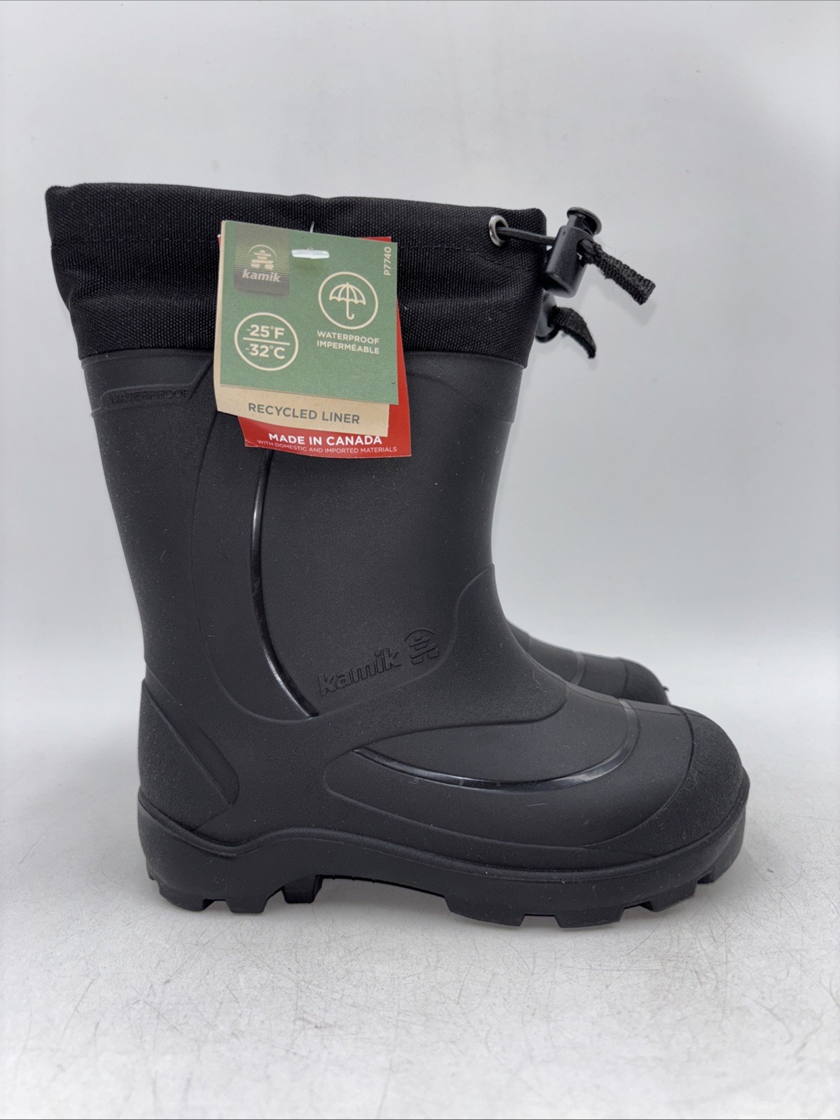 Kamik Unisex Child Snobuster 1 Solid Black Rubber Size 11 M Kamik Unisex Child Snobuster 1 Solid Black Rubber Size 11 M