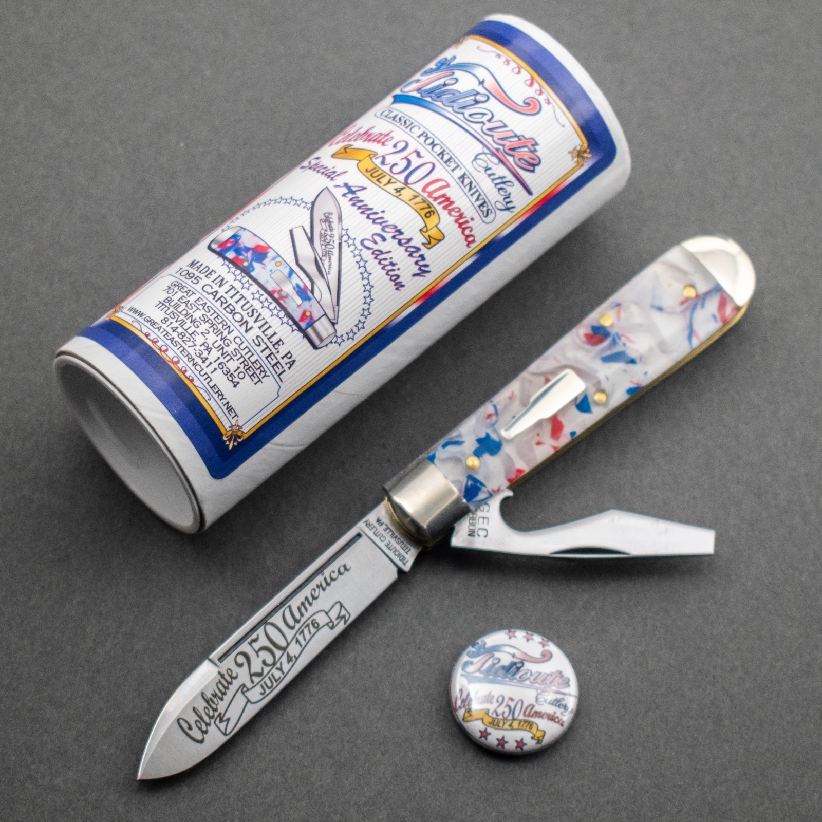 NEW Great Eastern Tidioute #15 American Confetti Acrylic, GEC 152226CL