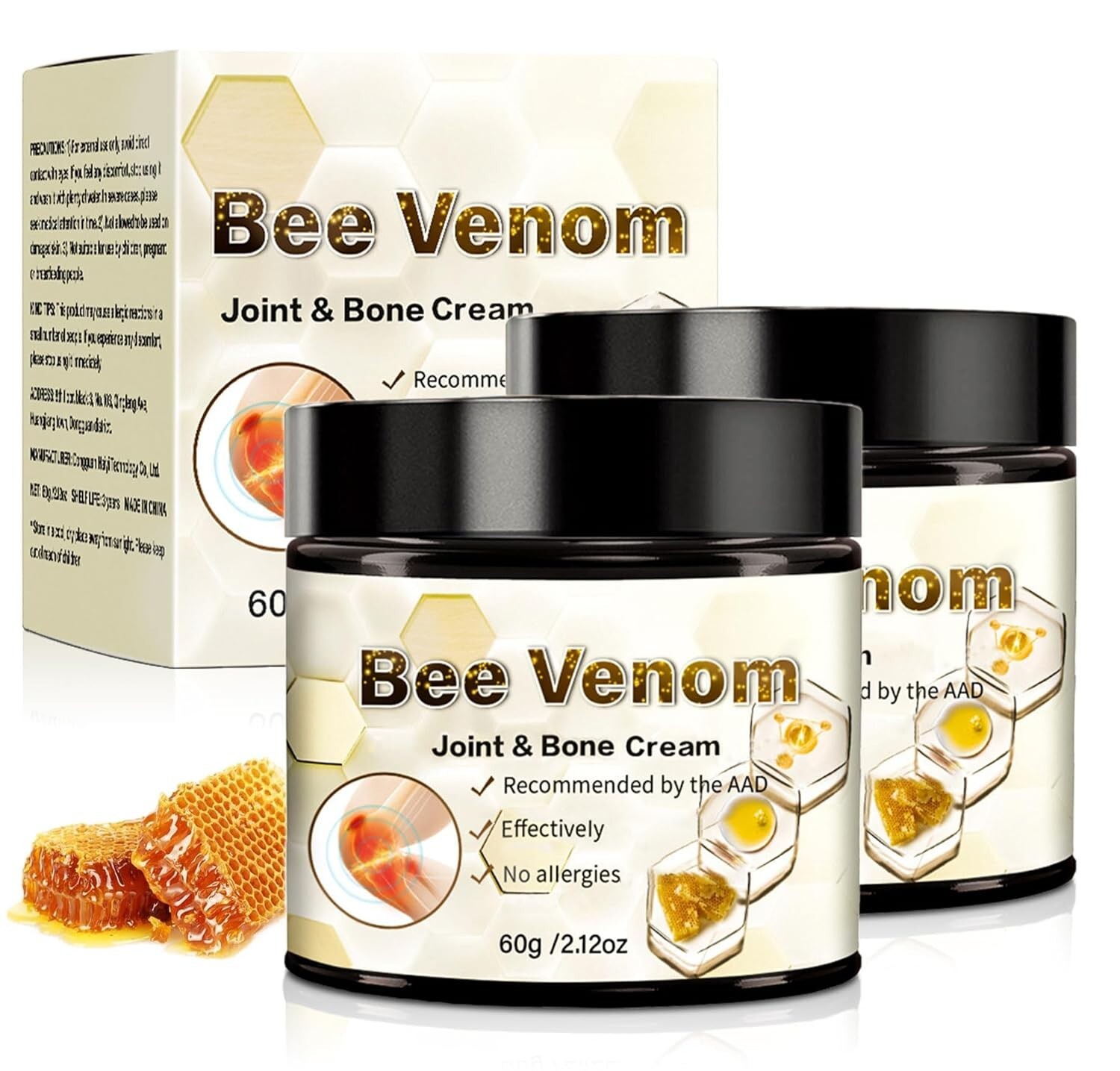 2 PCS Bee Venom Arthritis Cream, Bee Venom Advanced Joint Cream, Bee Venom Joint 2 PCS Bee Venom Arthritis Cream, Bee Venom Advanced Joint Cream, Bee Venom Joint