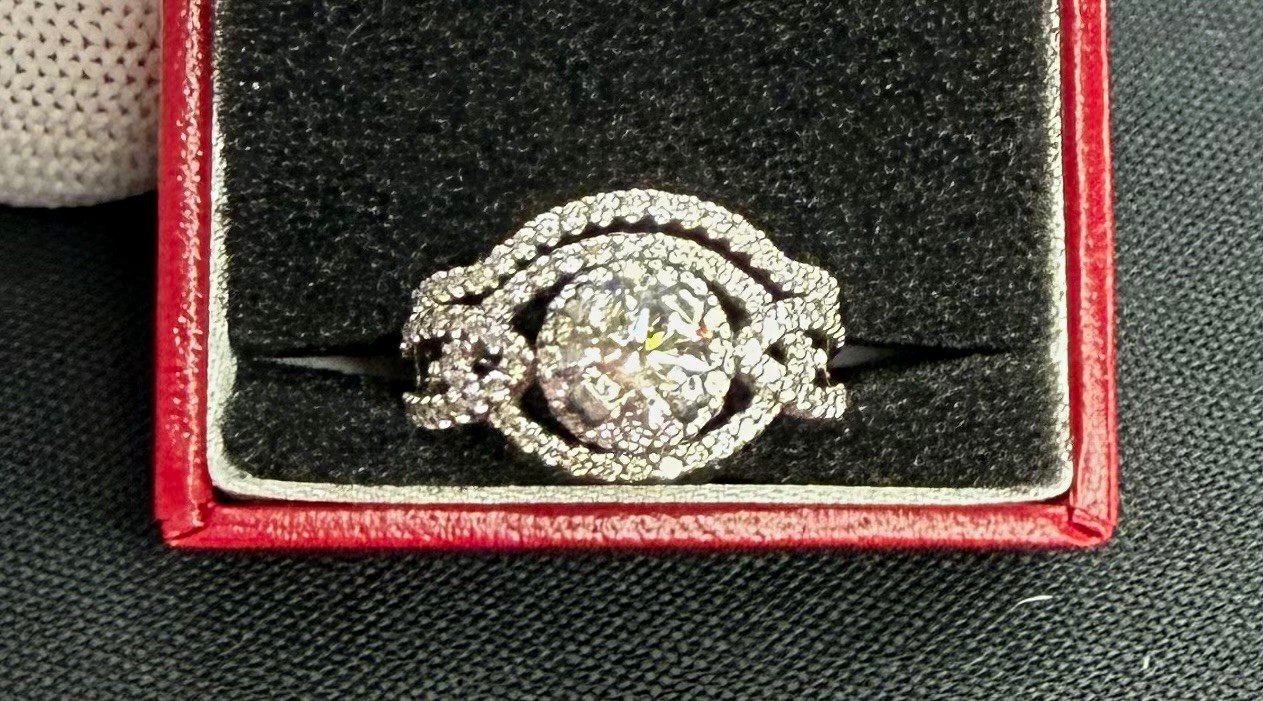 14K White Gold Diamond Engagement Ring 1.8ct I-I1 3/4ct G-SI2 $10K Appraisal 14K White Gold Diamond Engagement Ring 1.8ct I-I1 3/4ct G-SI2 $10K Appraisal