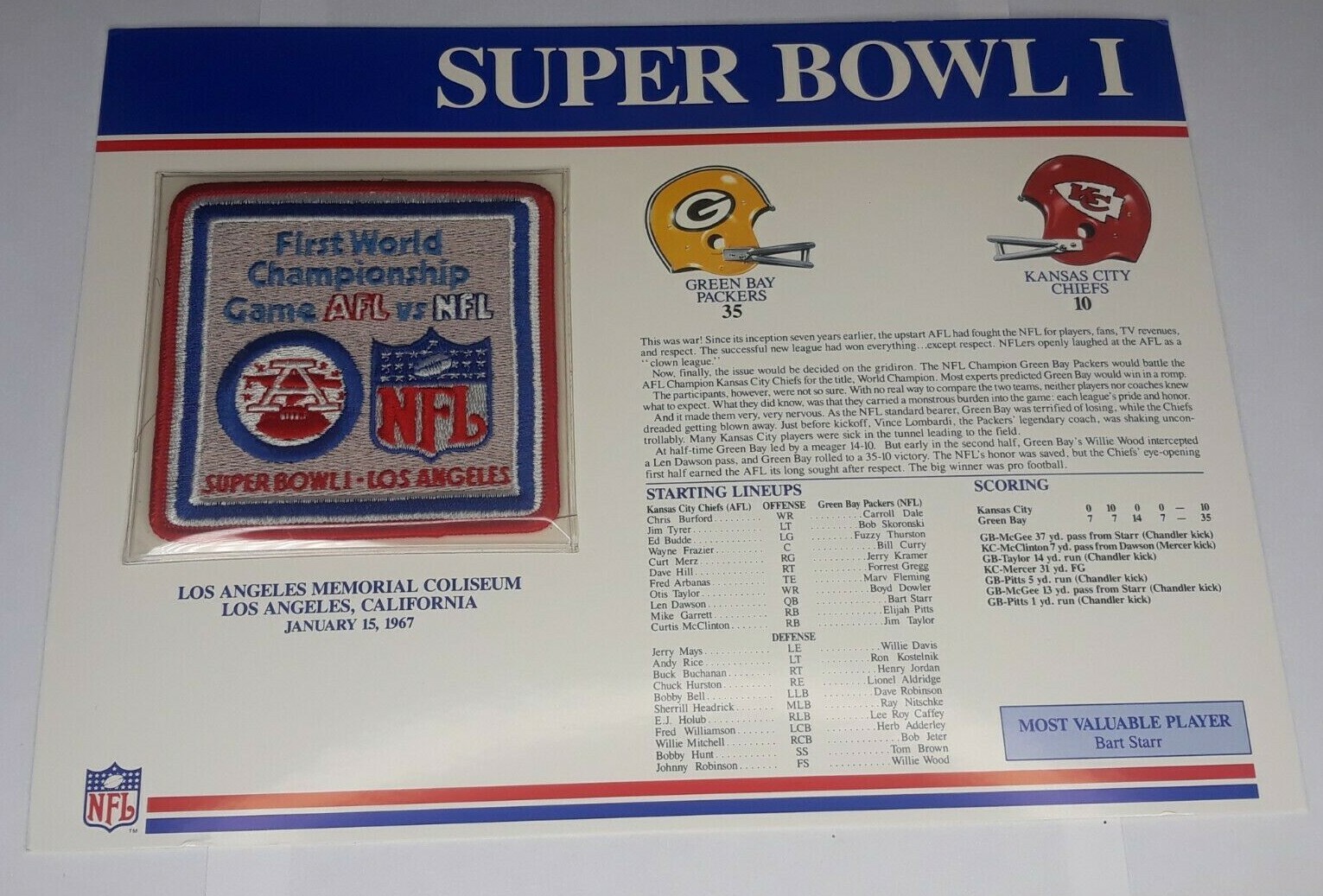 Willabee & Ward NFL Super Bowl Patches - Pick your Patch Combined Shipping Willabee & Ward NFL Super Bowl Patches - Pick your Patch Combined Shipping