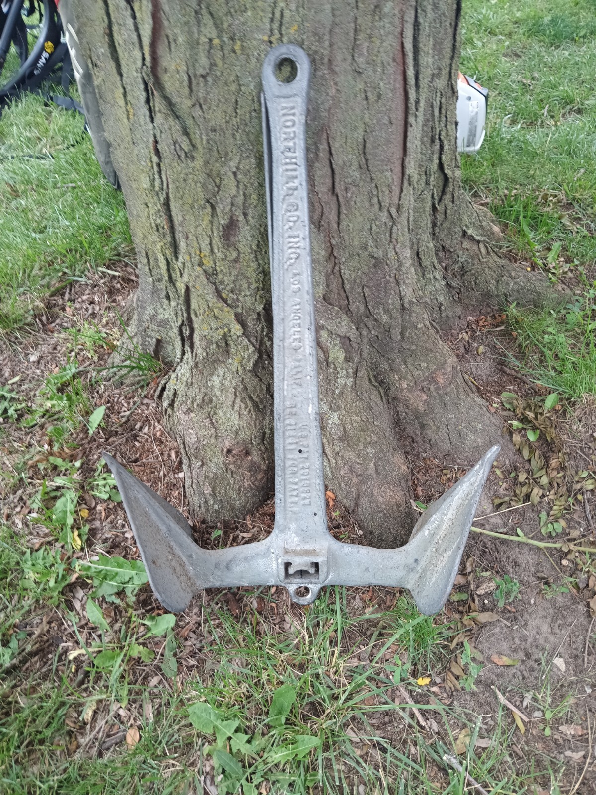 Vintage Folding 12 lb Northill Certified Ductilon Seaplane Anchor Collapsable
