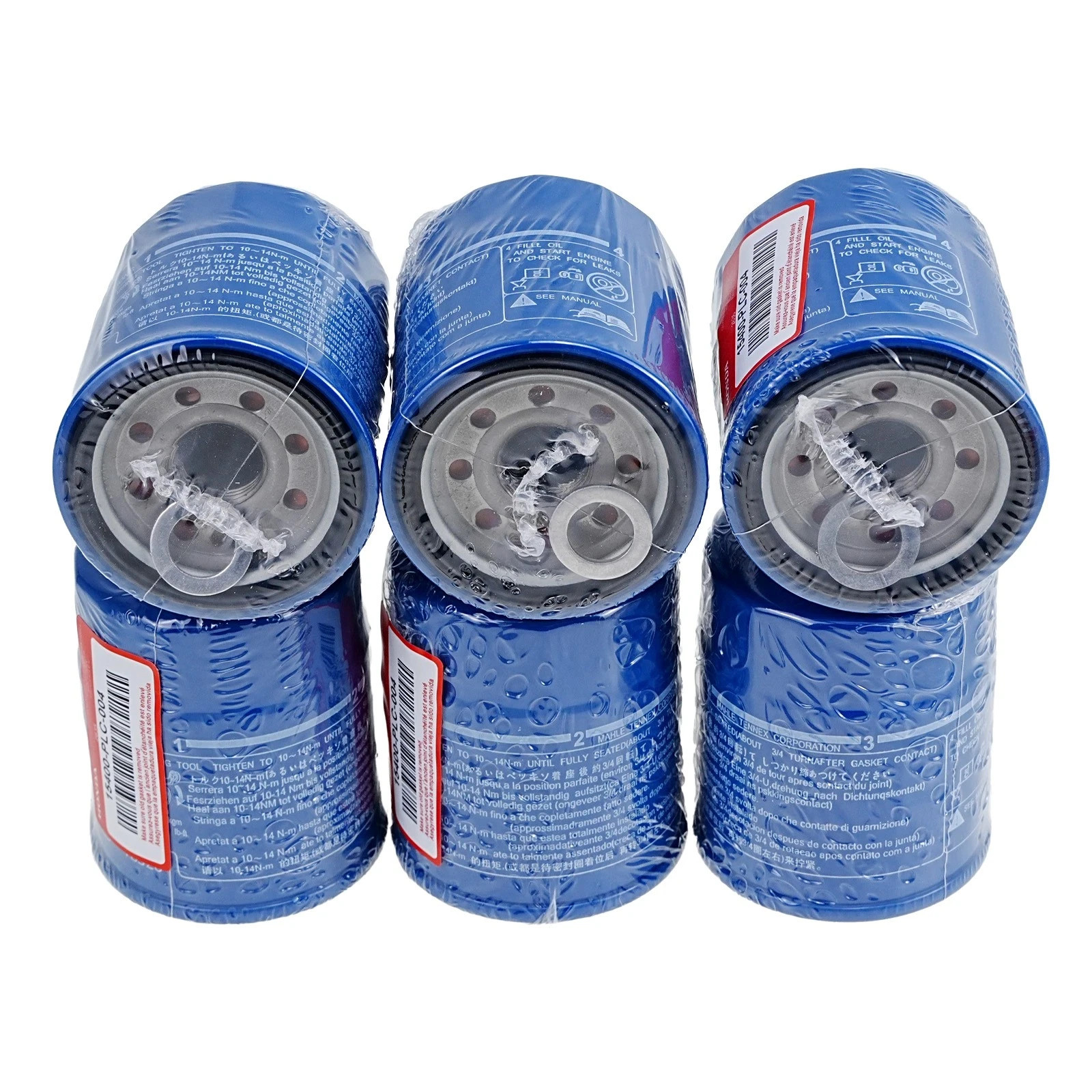 6 Honda Genuine Oil Filters WITH Drain Plug Washer 15400-PLM-A02 NEW SEALED 6 Honda Genuine Oil Filters WITH Drain Plug Washer 15400-PLM-A02 NEW SEALED