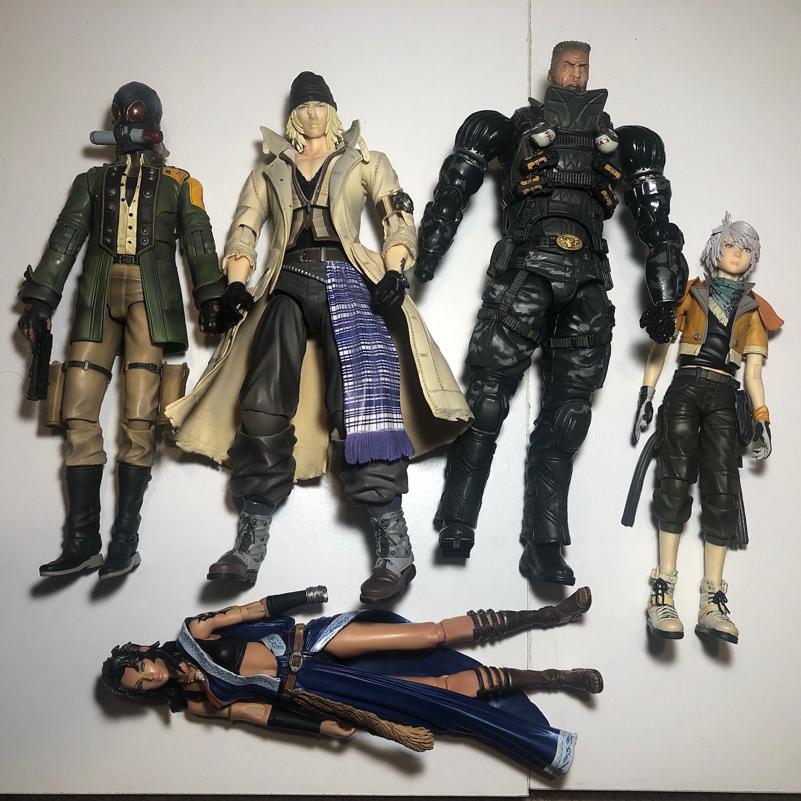 Play Arts Kai Action Figure Lot Of 5 Final Fantasy Metal Gear USED 