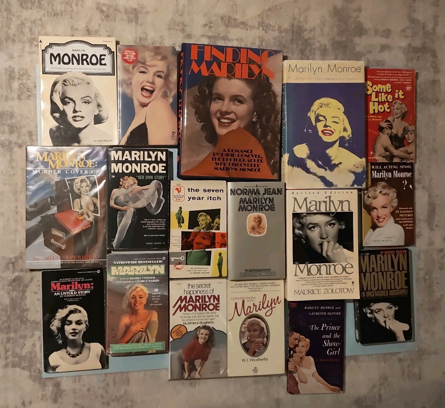 MARILYN MONROE Book lot of 17~ Her Life & Legend, Images of Marilyn Monroe MARILYN MONROE Book lot of 17~ Her Life & Legend, Images of Marilyn Monroe