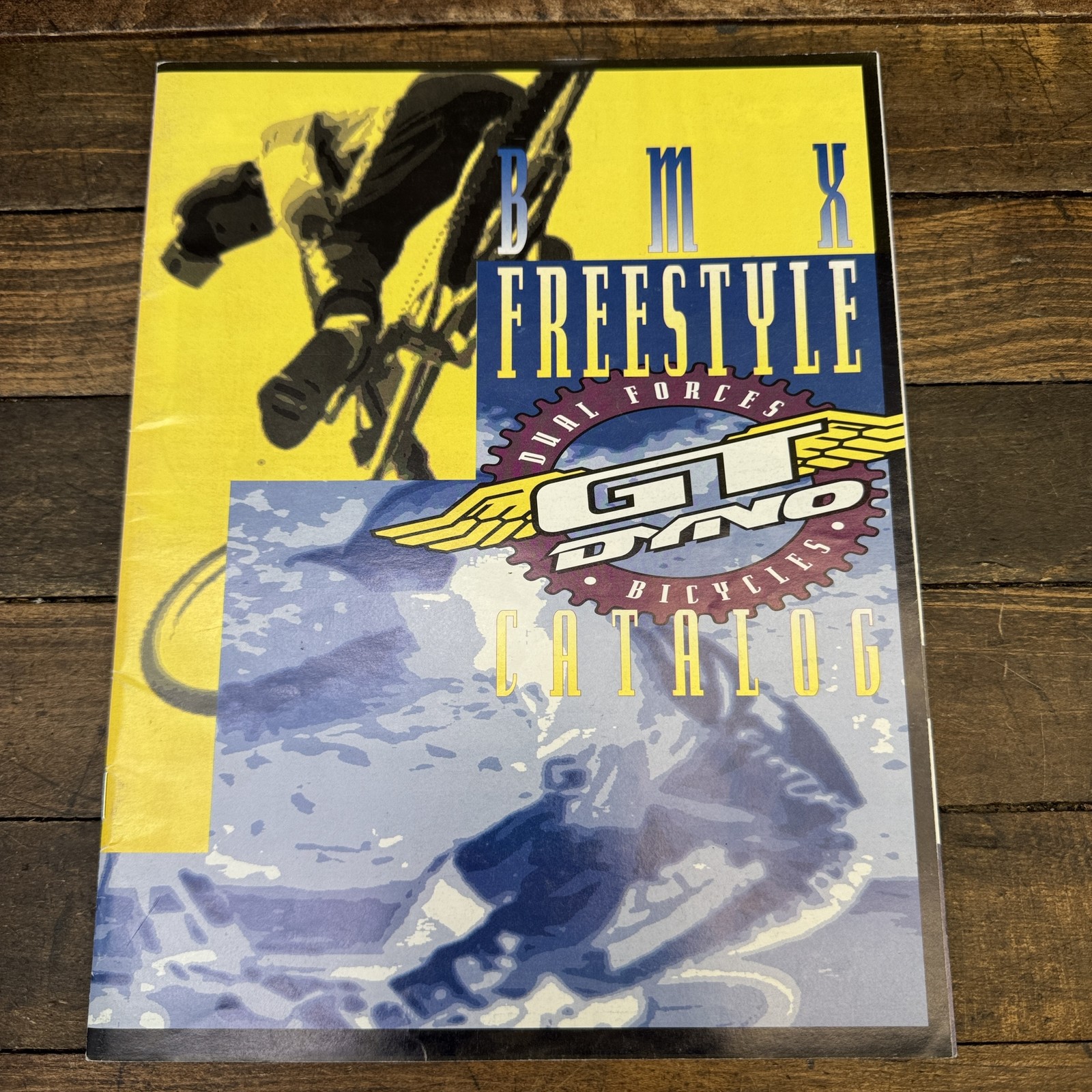 Vintage 1994 GT Dyno BMX Freestyle Catalog Brochure Dual Forces Performer Air