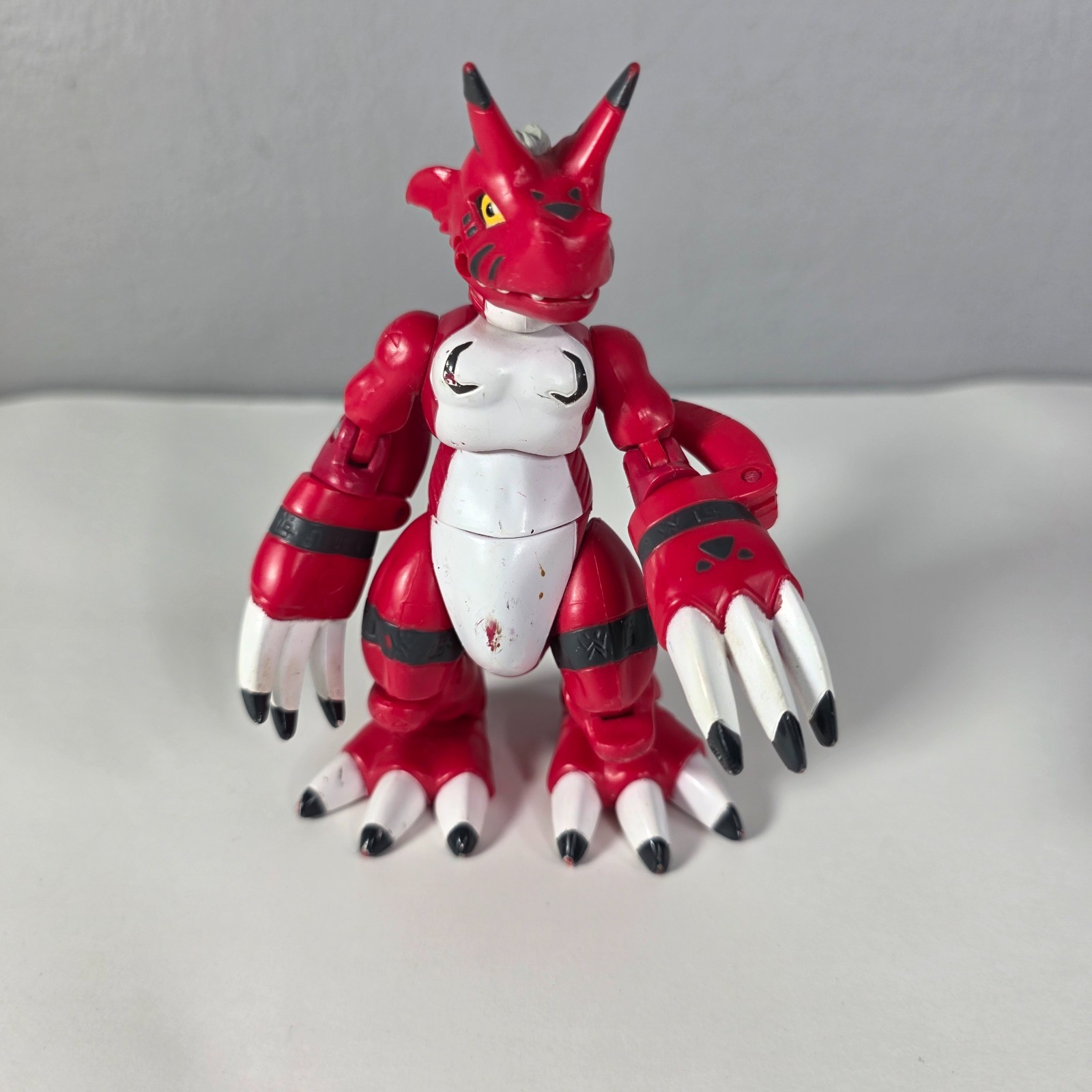 Bandai Digimon Tamers Guilmon Action Figure Vintage 2001 Digivolving Series Loos Bandai Digimon Tamers Guilmon Action Figure Vintage 2001 Digivolving Series Loos