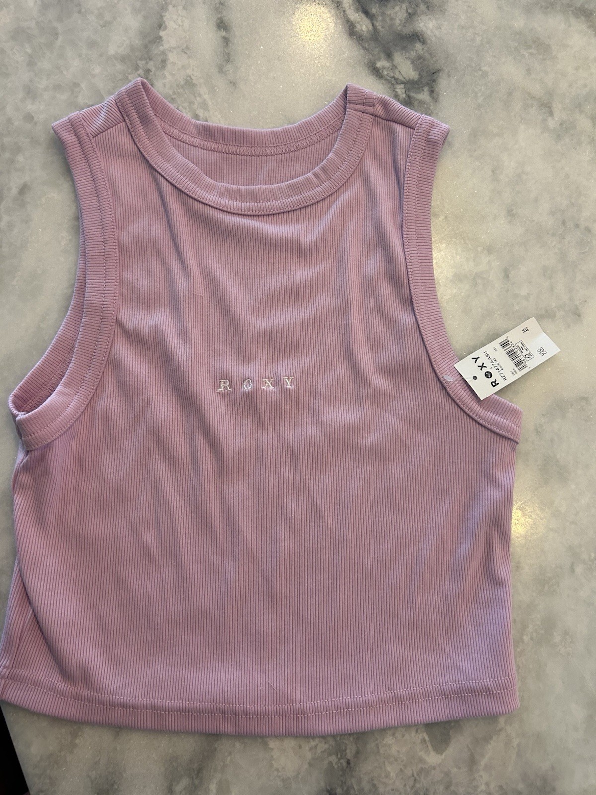 Roxy Roxify Cropped Tank Top Size Small Pink FAST SHIPPING Roxy Roxify Cropped Tank Top Size Small Pink FAST SHIPPING