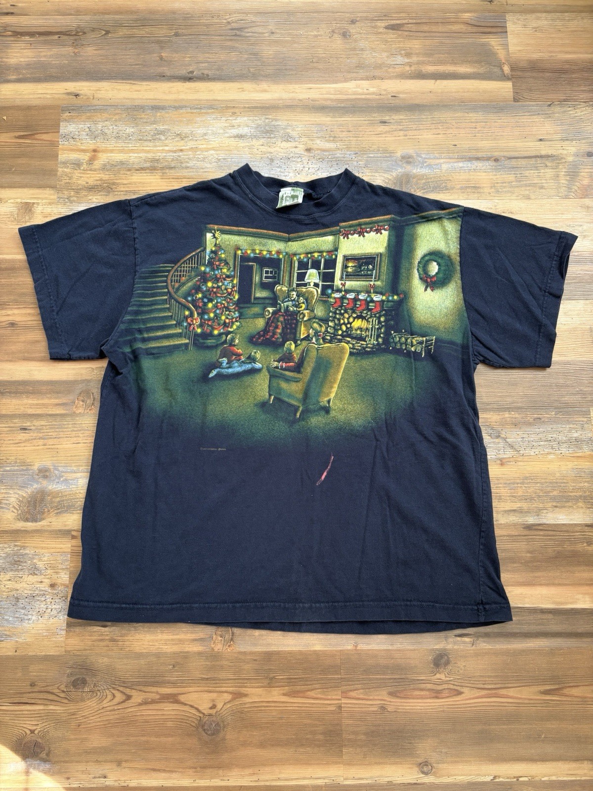 Vintage 90’s Art Unlimited Double-Sided Christmas T-Shirt (Size 2XL) Vintage 90’s Art Unlimited Double-Sided Christmas T-Shirt (Size 2XL)