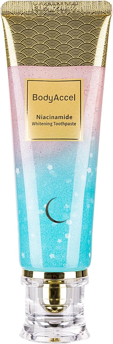 BodyAccel Niacinamide Whitening Toothpaste, Intensive Whitening... BodyAccel Niacinamide Whitening Toothpaste, Intensive Whitening...
