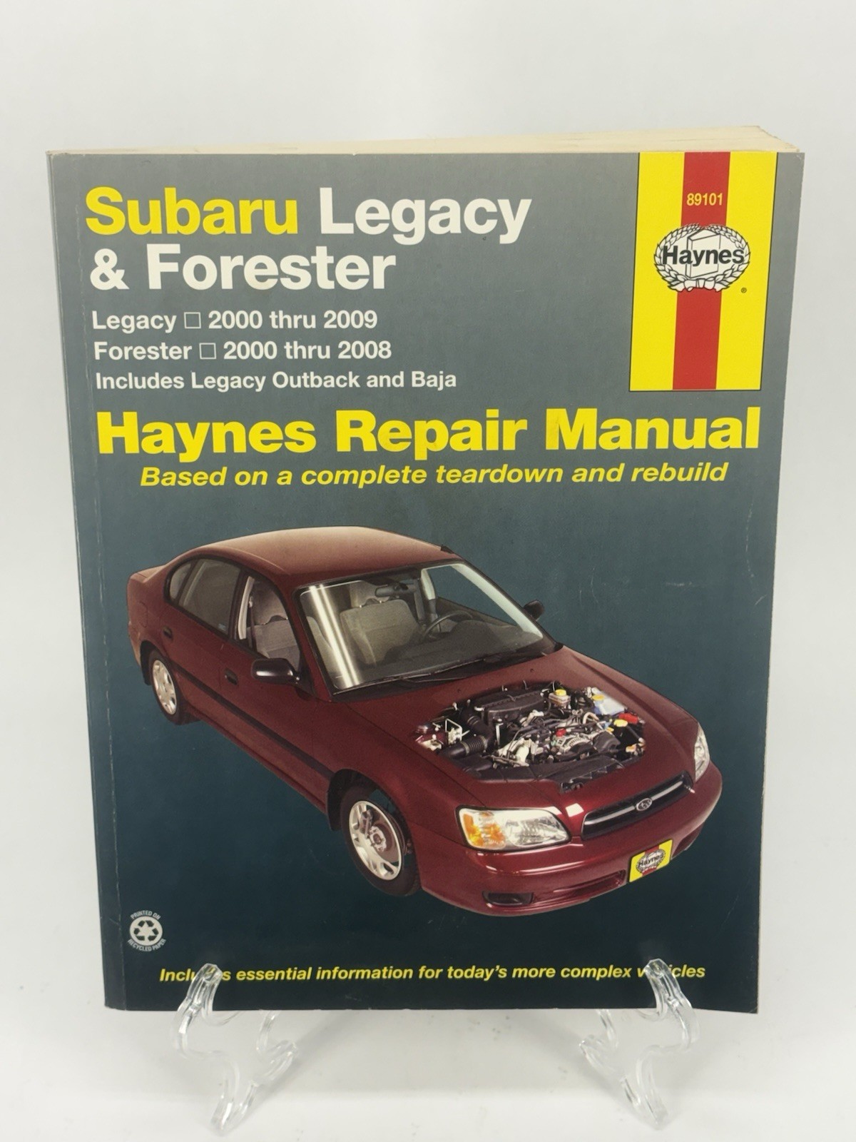 Haynes Subaru Legacy 2000-2009 Forester 2000-2008 Repair Manual 89101