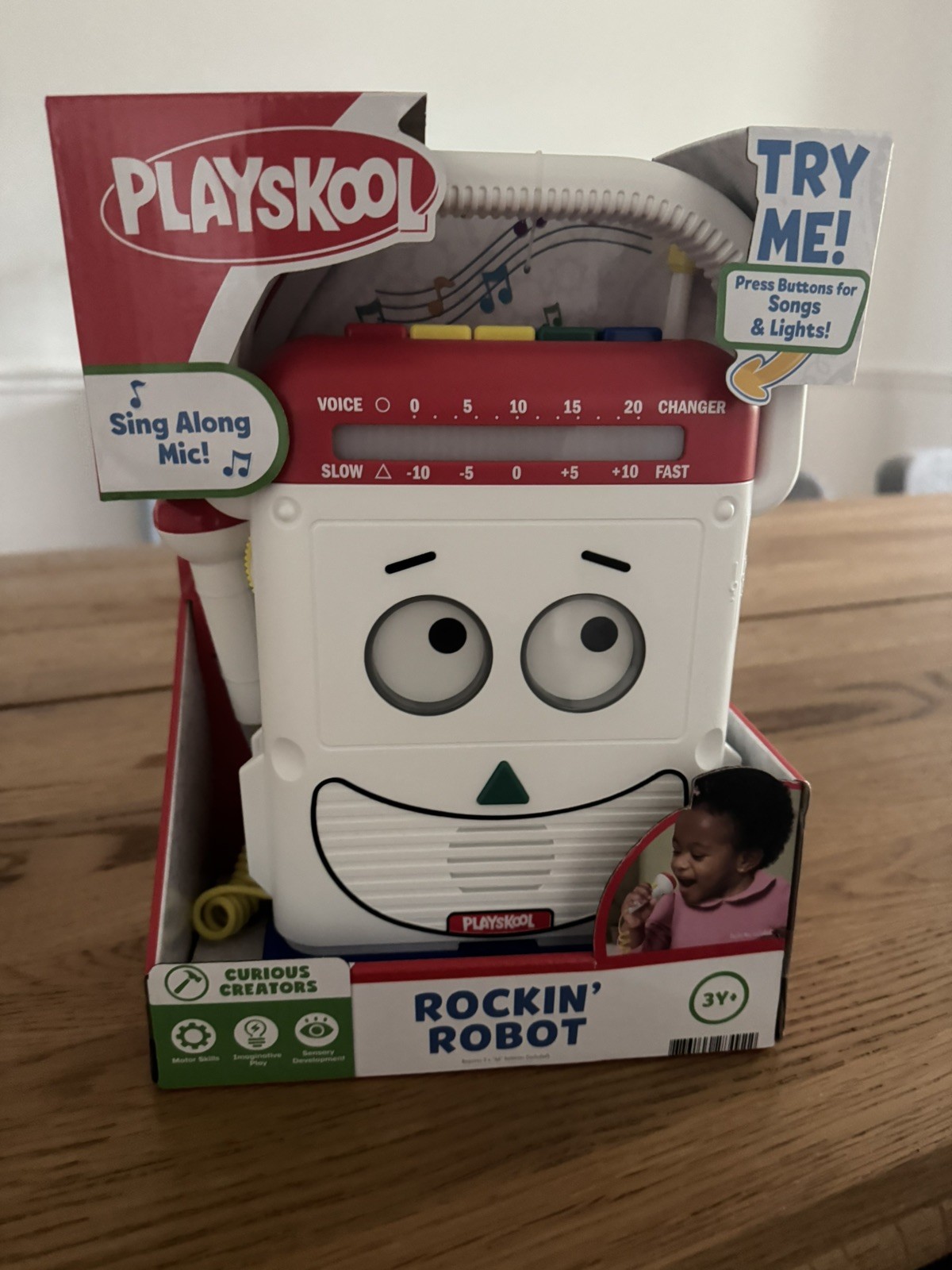 Playskool Rockin’ Robot Vintage 1991 Reissue 2026 Walmart Exclusive Karaoke NIB
