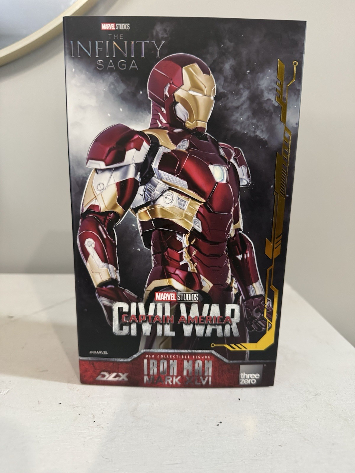 Threezero Captain America Civil War Iron Man Mark 46 DLX 1/12 Figure NEW